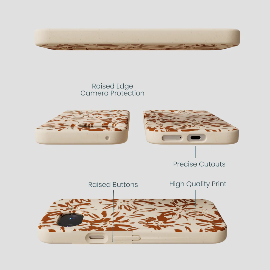 Seashell Petal Burst Google Pixel 9a Case - Image 3