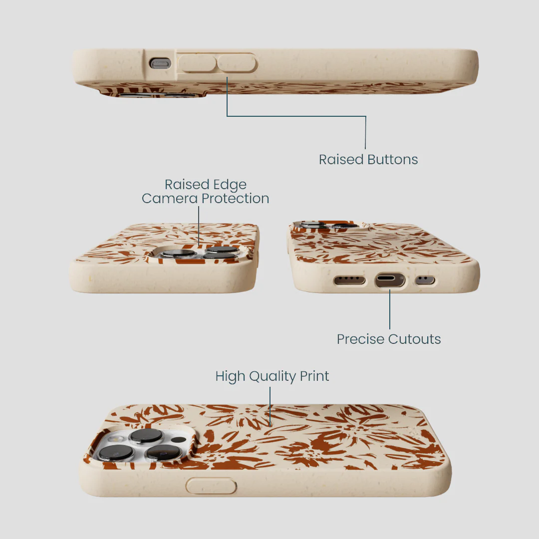 Seashell Petal Burst iPhone 13 Pro Case - Image 3
