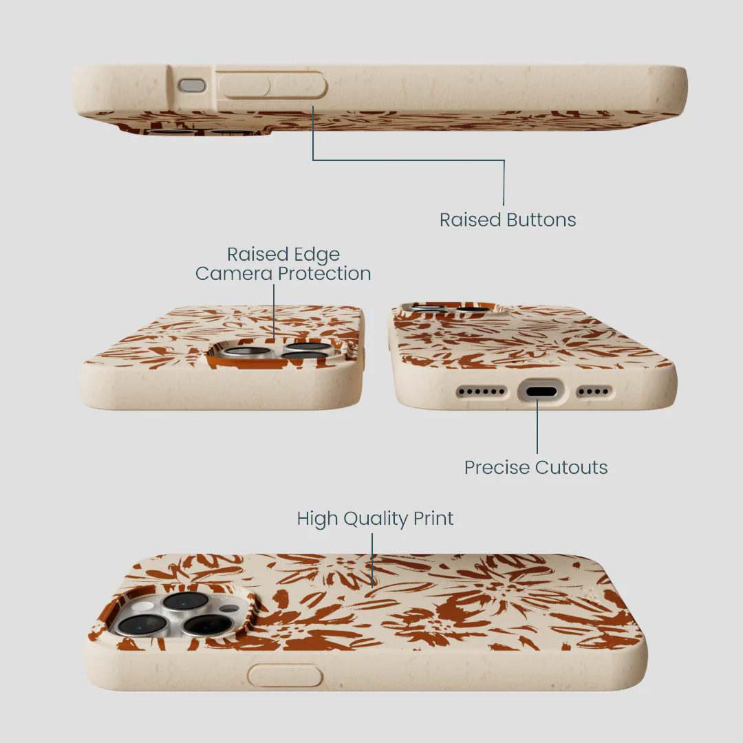 Seashell Petal Burst iPhone 14 Pro Max Case - Image 3