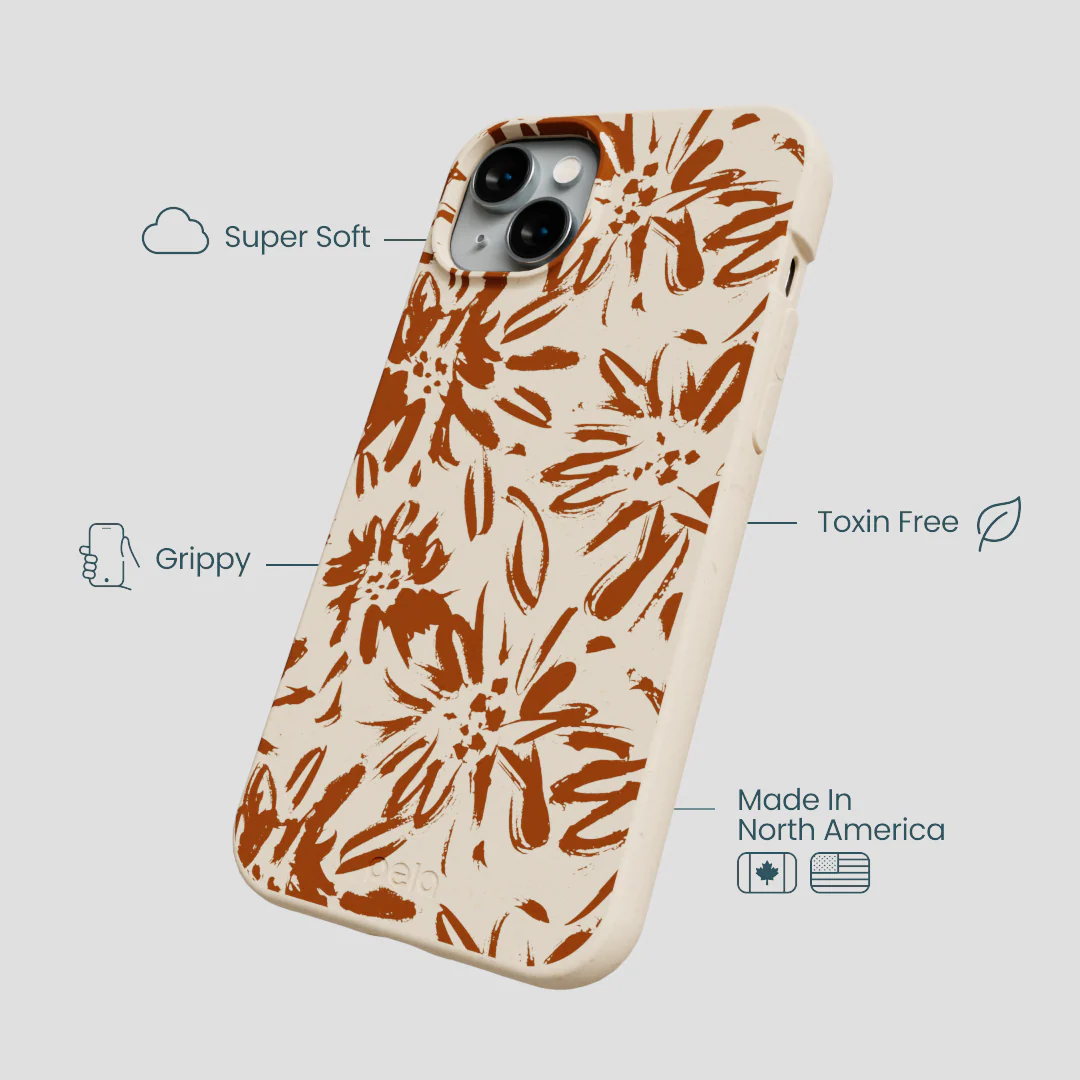 Seashell Petal Burst iPhone 15 Plus Case - Image 4