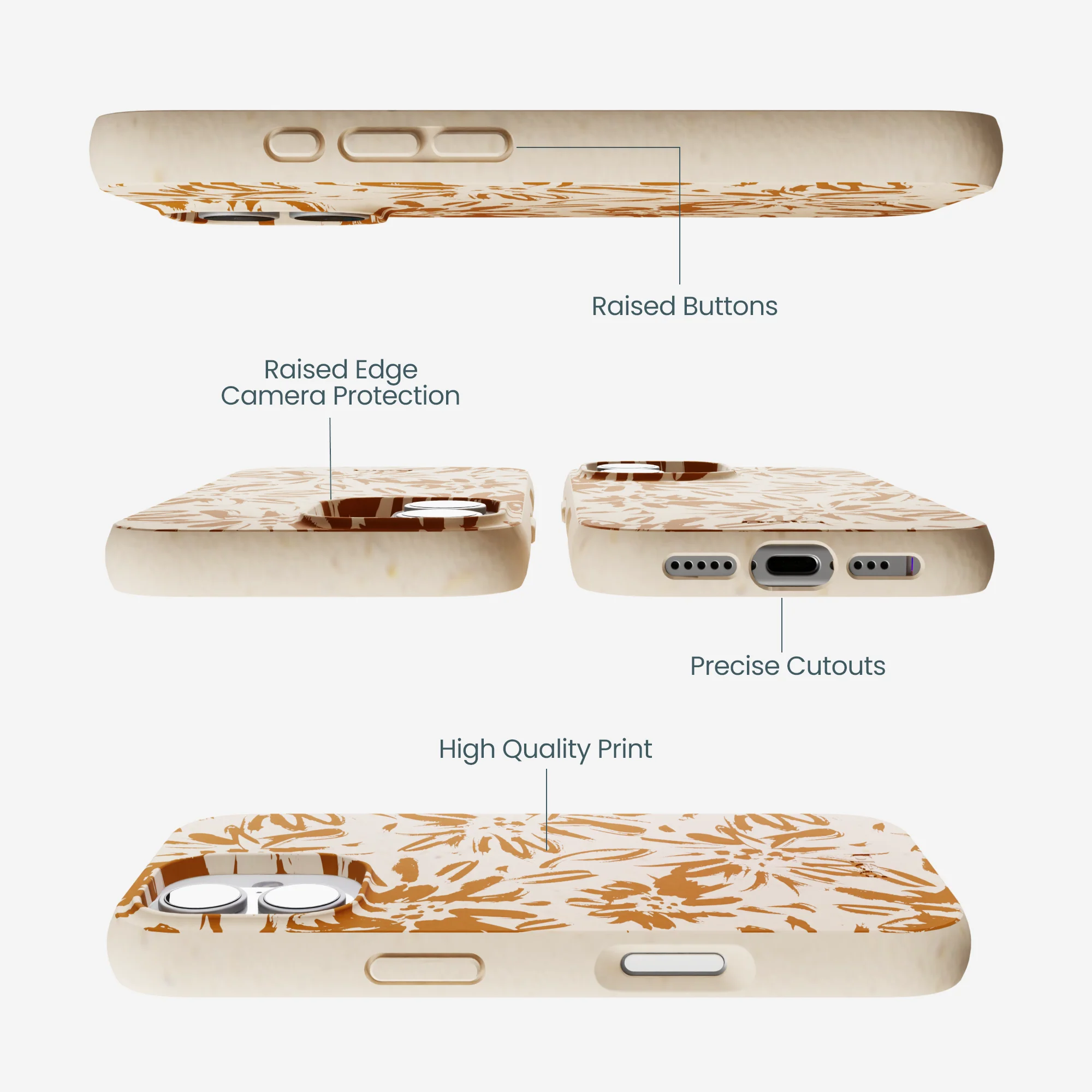 Seashell Petal Burst iPhone 17 Case - Image 3