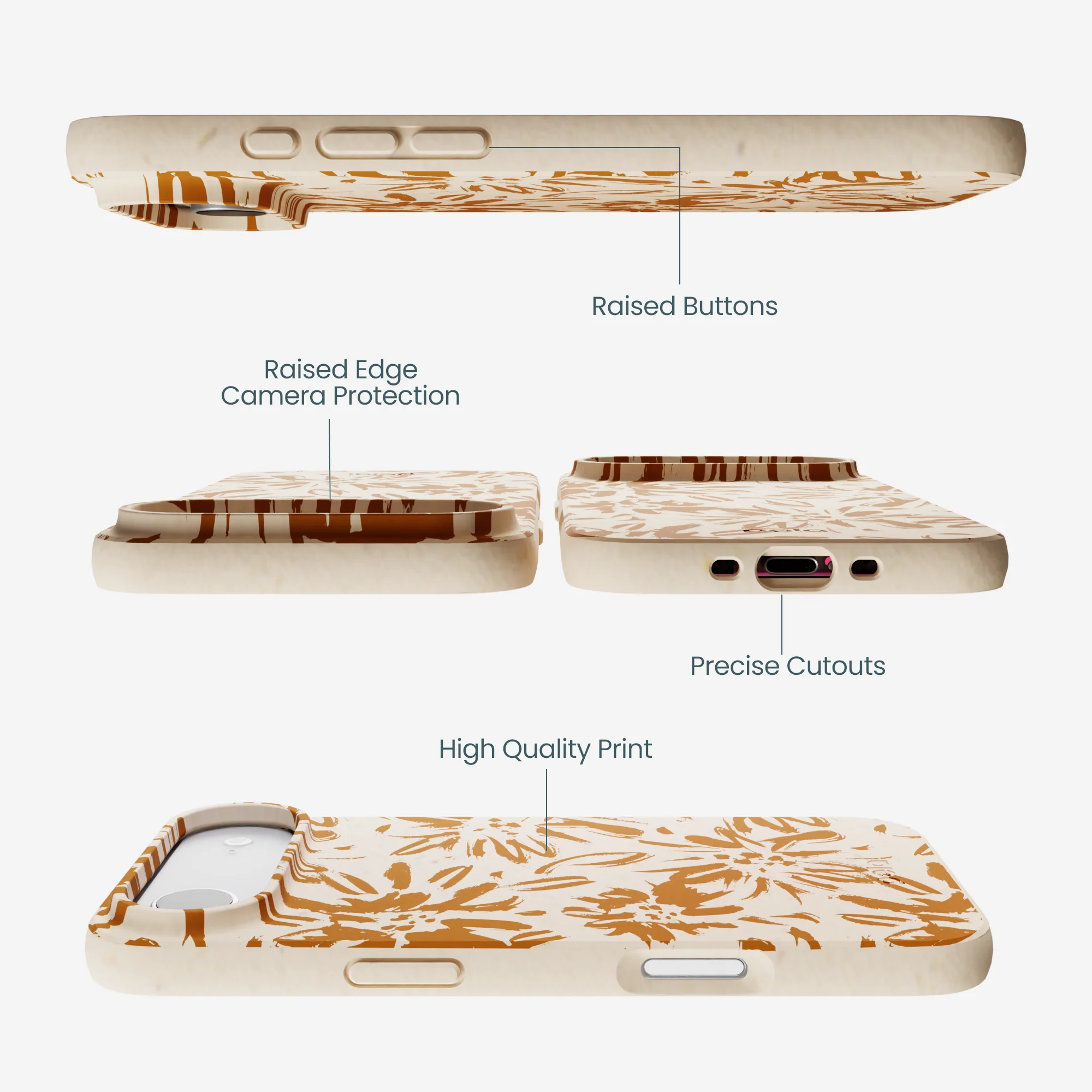 Seashell Petal Burst iPhone Air Case - Image 3