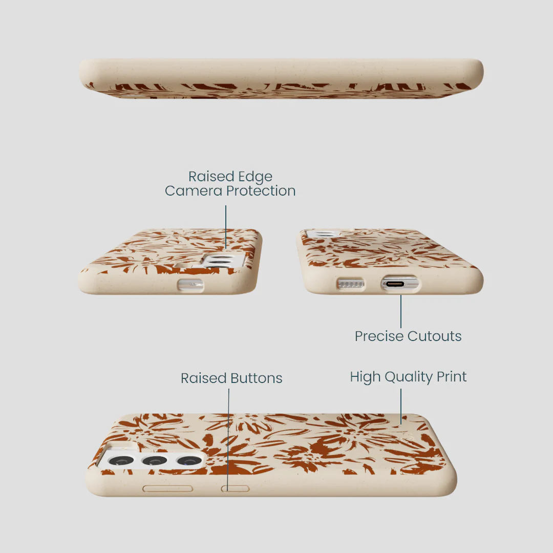 Seashell Petal Burst Samsung Galaxy S22 Case - Image 3