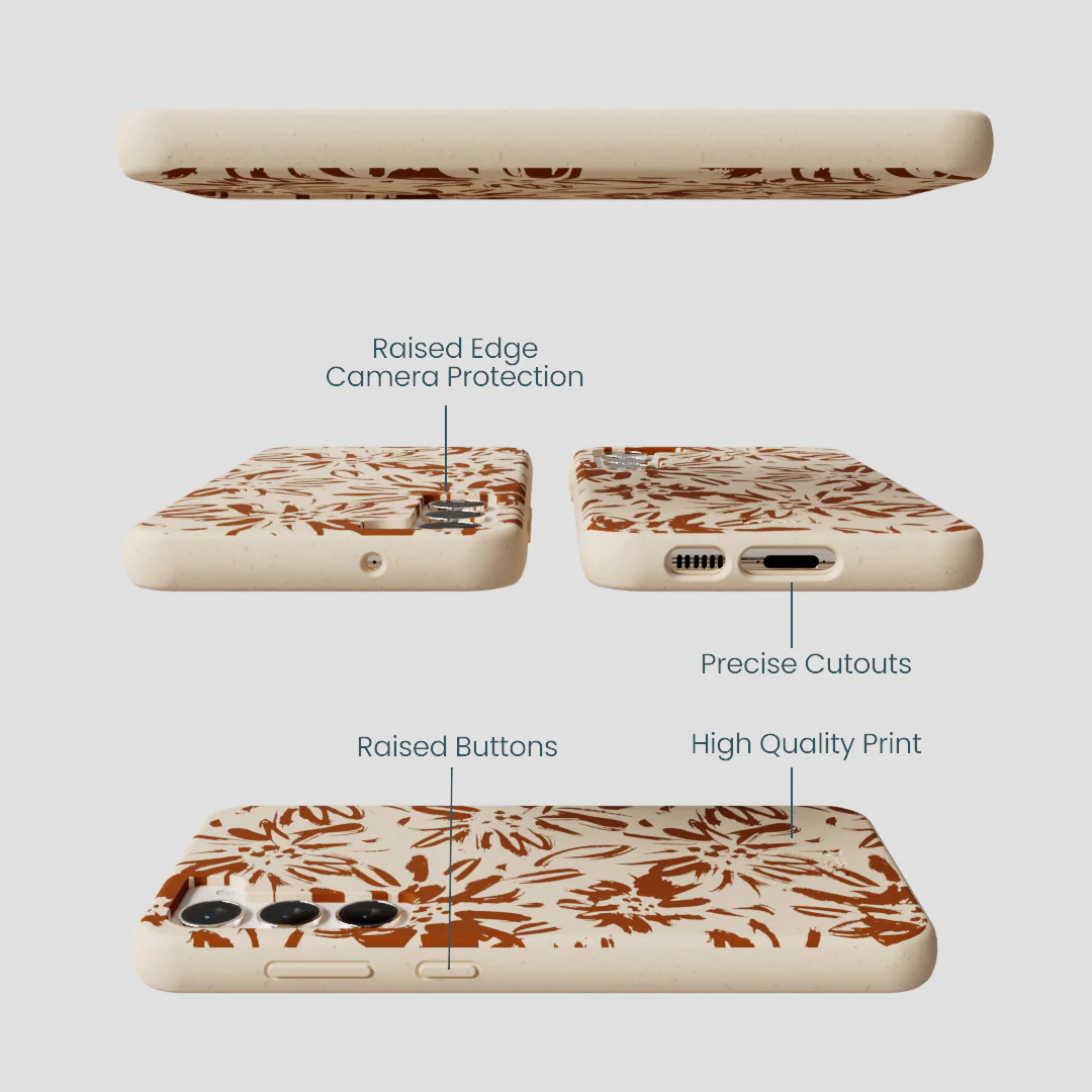 Seashell Petal Burst Samsung Galaxy S23+(Plus) Case - Image 3