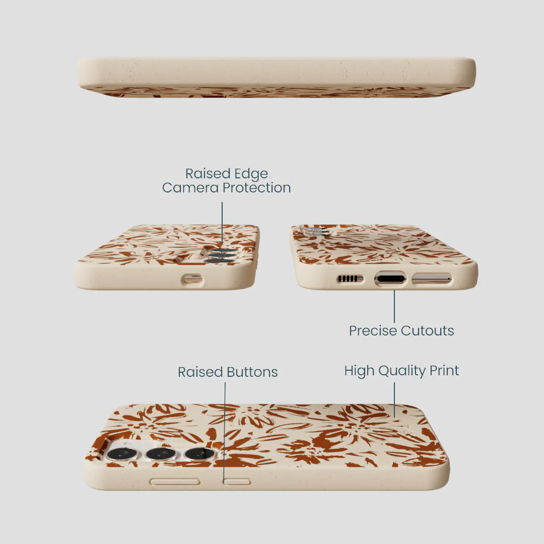 Seashell Petal Burst Samsung Galaxy S24 Case - Image 3
