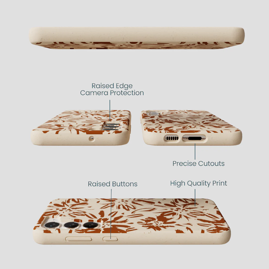 Seashell Petal Burst Samsung Galaxy S24+(Plus) Case - Image 3
