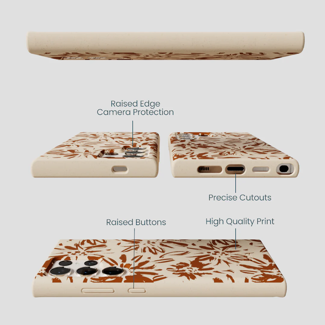 Seashell Petal Burst Samsung Galaxy S24 Ultra Case - Image 3