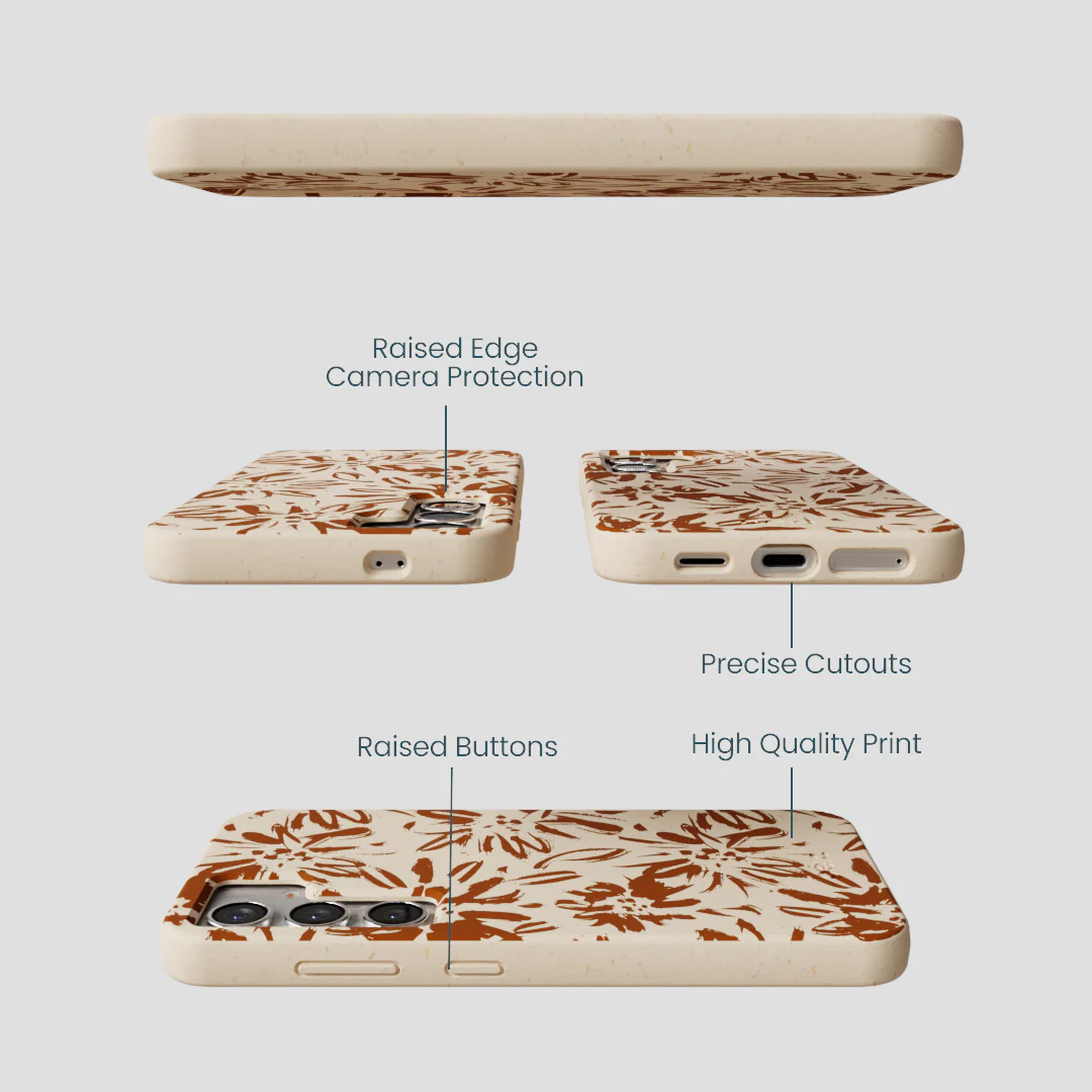 Seashell Petal Burst Samsung Galaxy S25 Case - Image 3