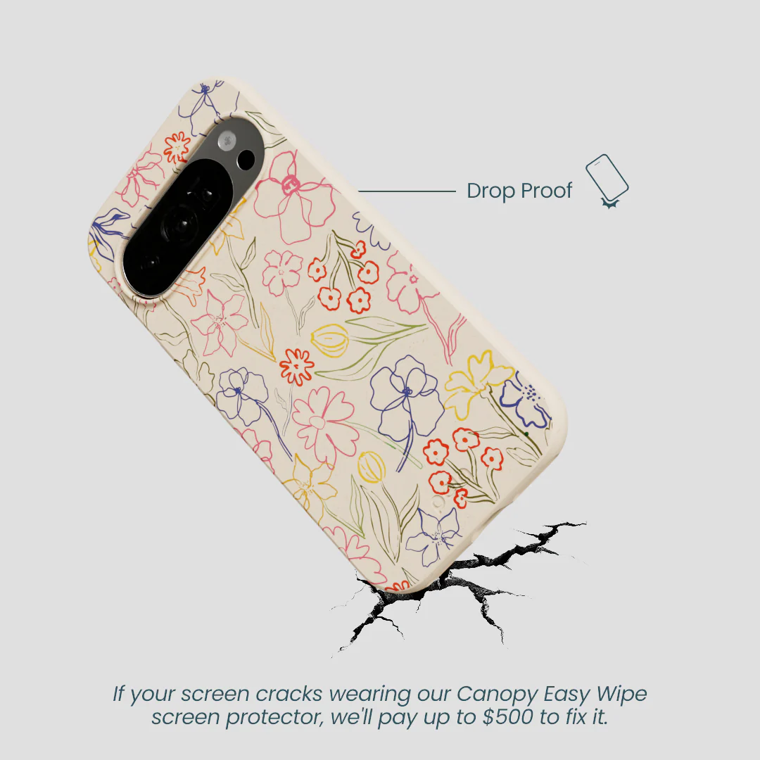 Seashell Petals Sketch Google Pixel 10/10 Pro Case - Image 5