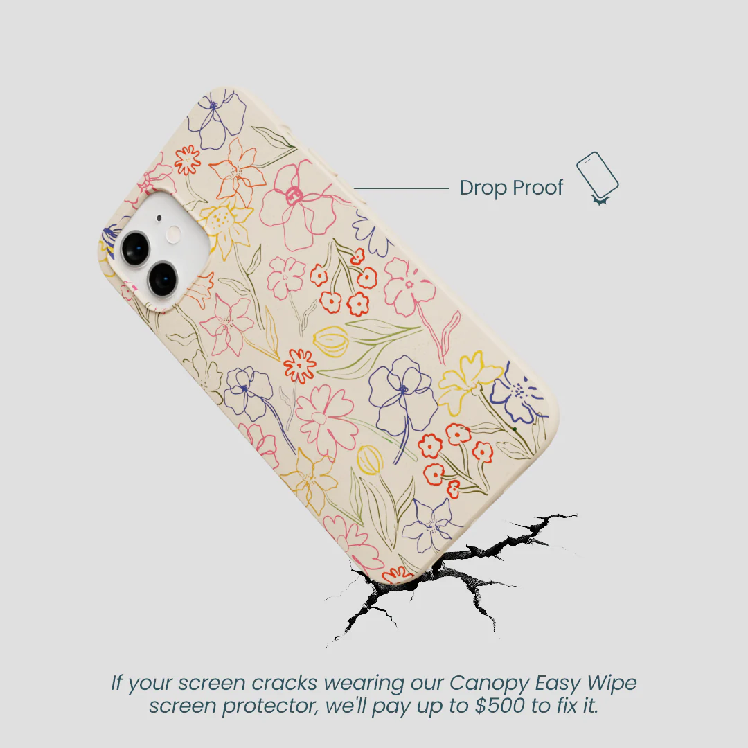Seashell Petals Sketch iPhone 12/ iPhone 12 Pro Case - Image 5