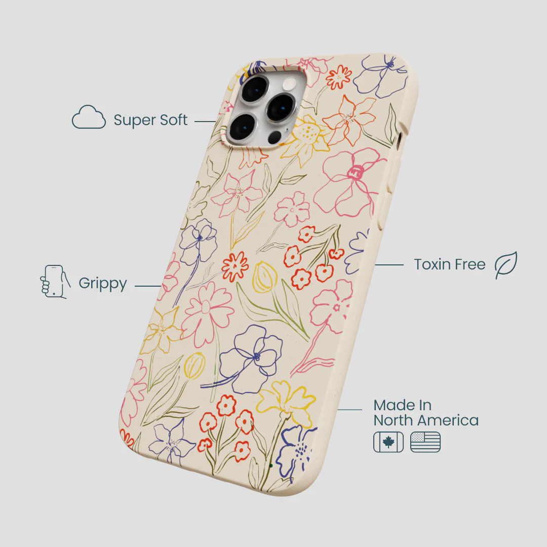 Seashell Petals Sketch iPhone 12 Pro Max Case - Image 4