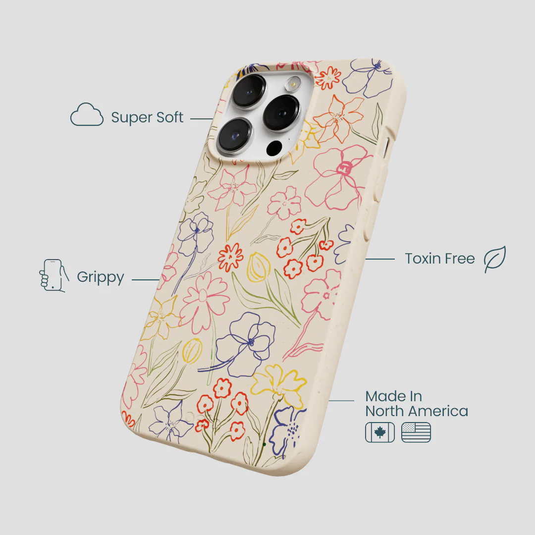 Seashell Petals Sketch iPhone 13 Pro Max Case - Image 4