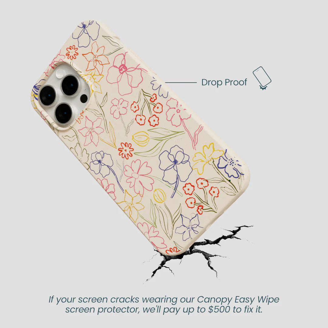 Seashell Petals Sketch iPhone 14 Pro Max Case - Image 5