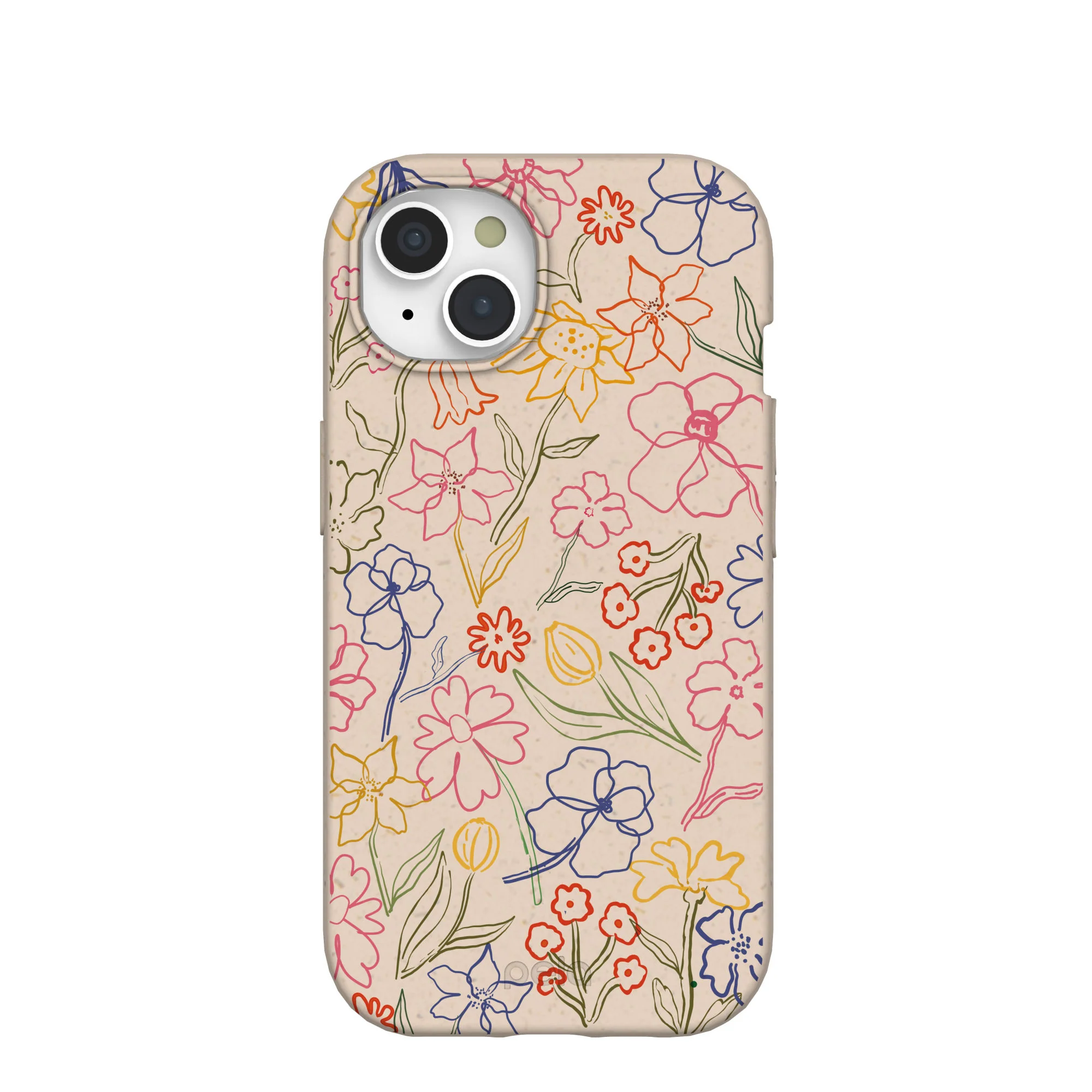 Seashell Petals Sketch iPhone 15 Case