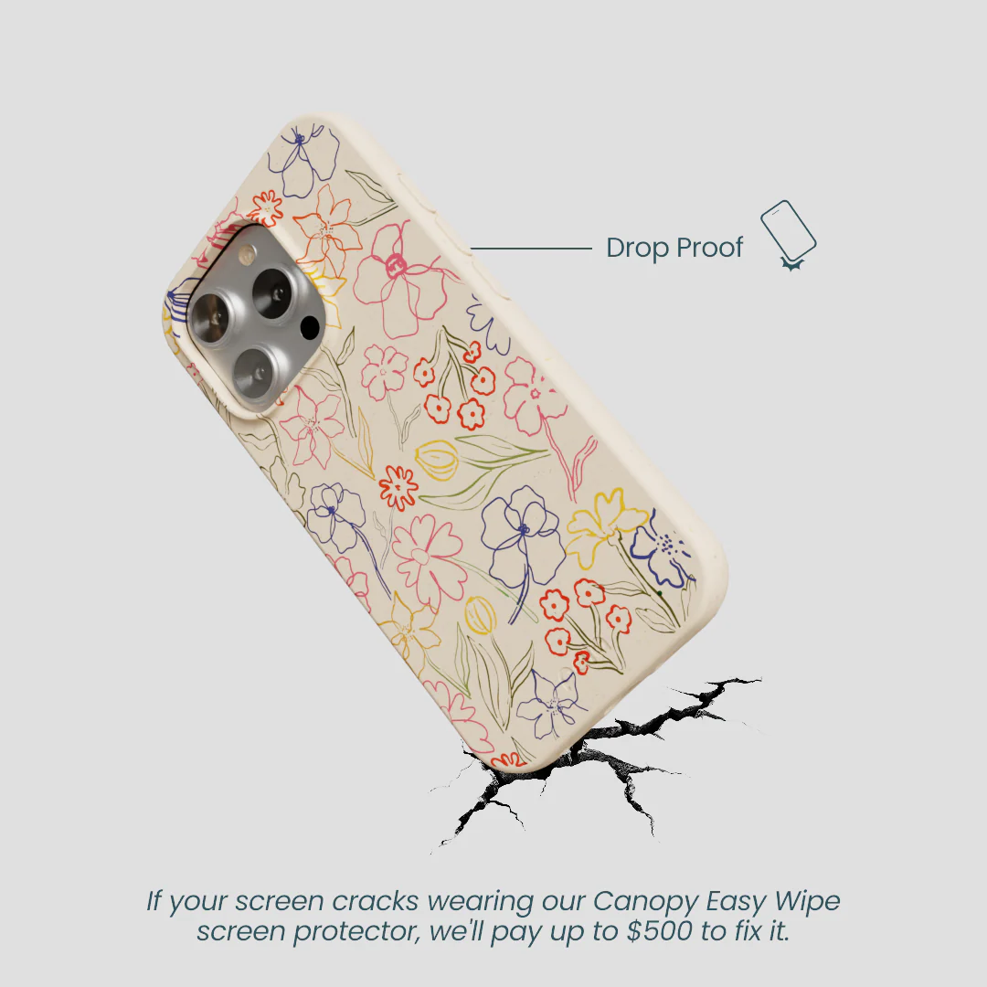 Seashell Petals Sketch iPhone 16 Pro Case - Image 5
