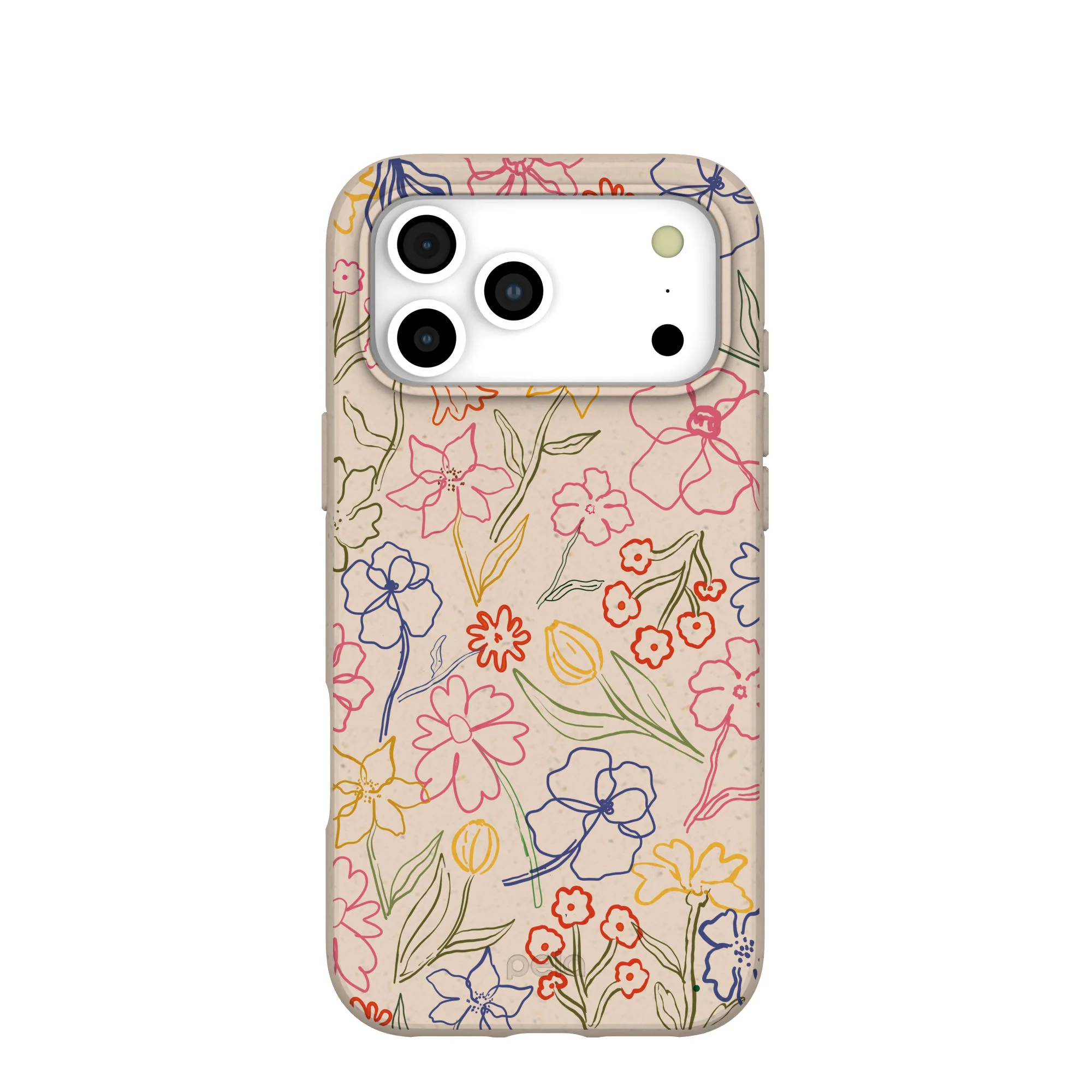 Seashell Petals Sketch iPhone 17 Pro Max Case