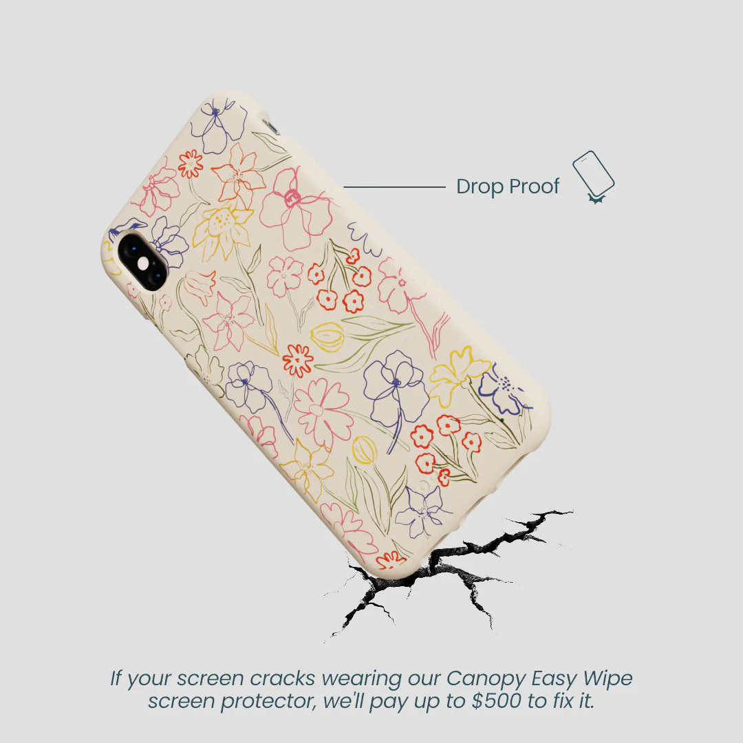 Seashell Petals Sketch iPhone XR Case - Image 5