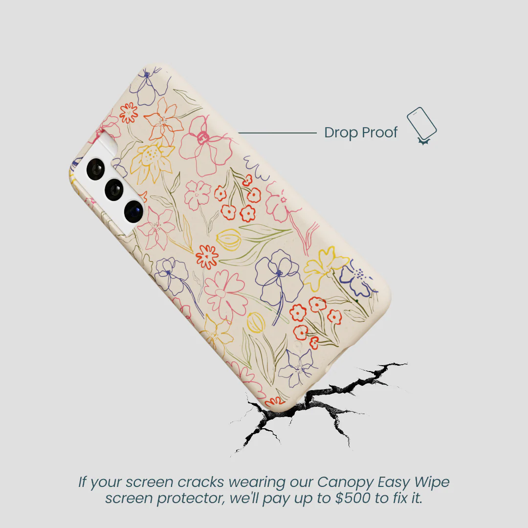 Seashell Petals Sketch Samsung Galaxy S21 Case - Image 5