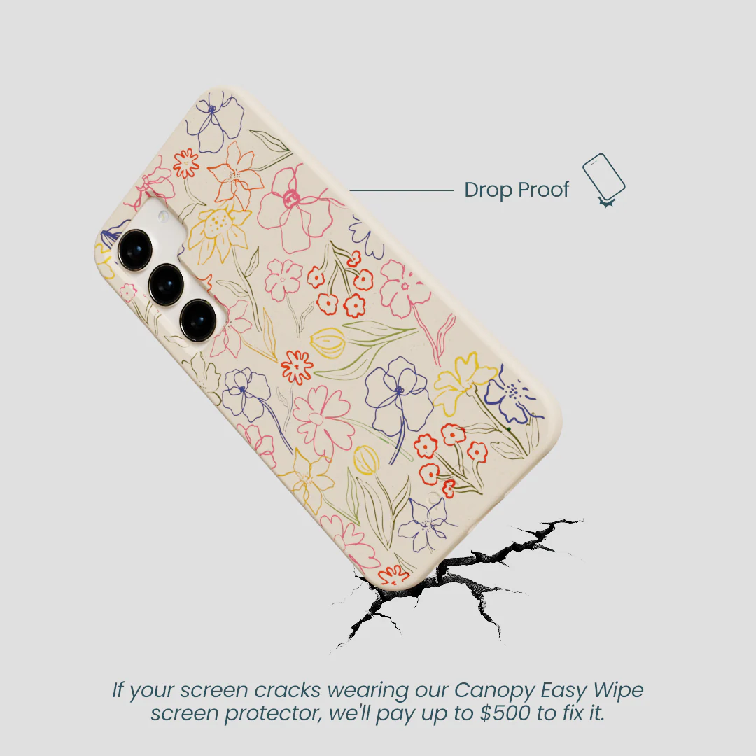 Seashell Petals Sketch Samsung Galaxy S23 Case - Image 5