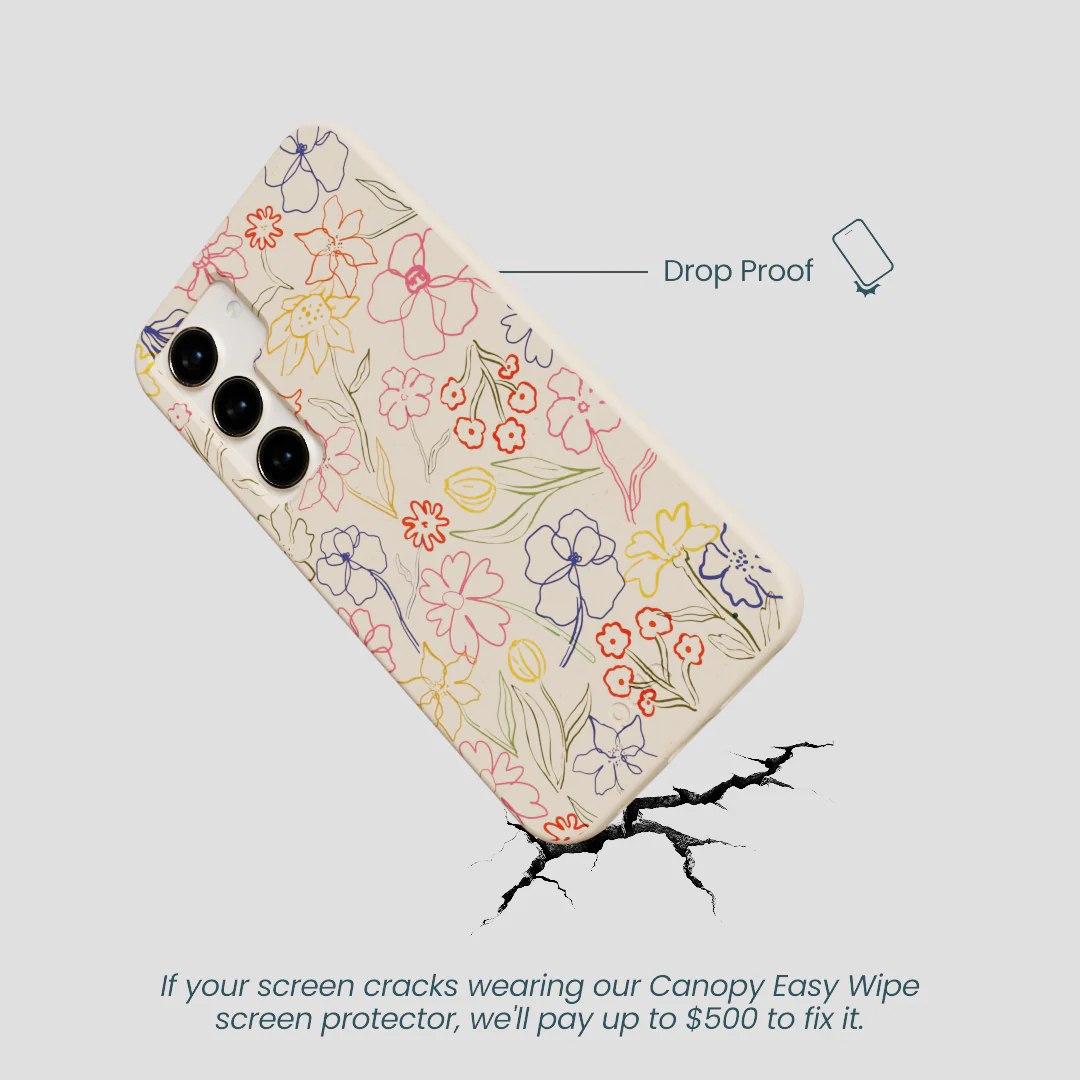 Seashell Petals Sketch Samsung Galaxy S24 Case - Image 5