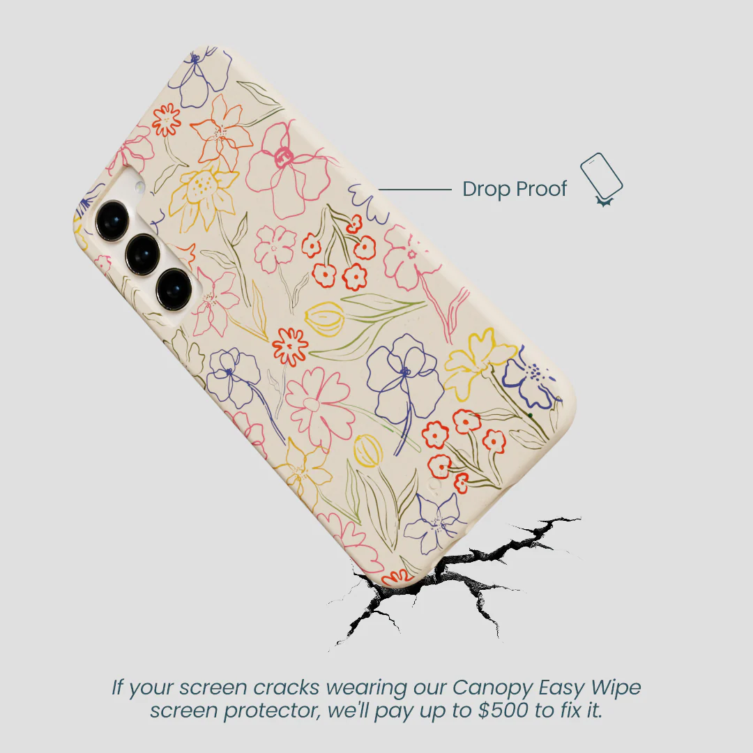 Seashell Petals Sketch Samsung Galaxy S24+(Plus) Case - Image 5