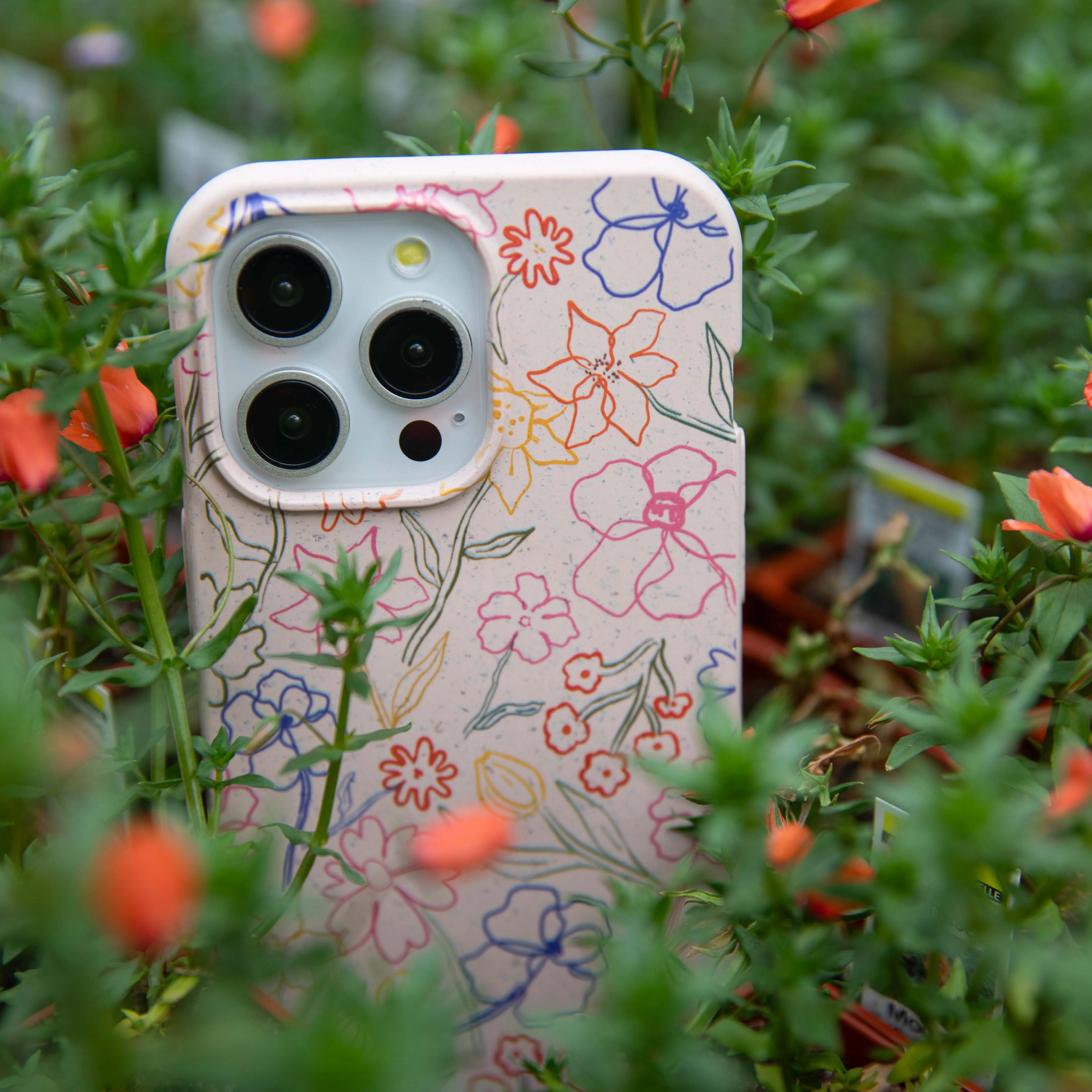 Seashell Petals Sketch iPhone Air Case - Image 6