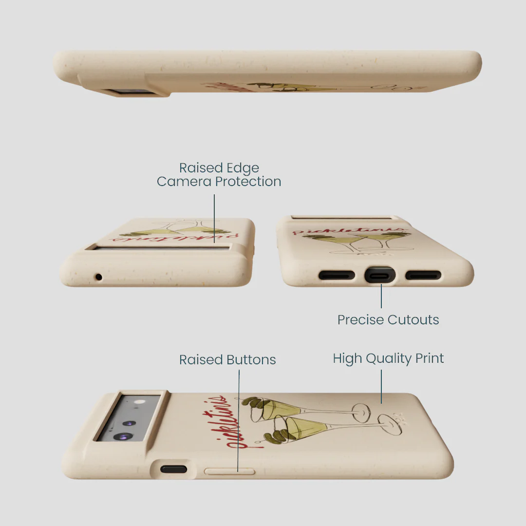 Seashell Pickletinis Google Pixel 6 Case - Image 3