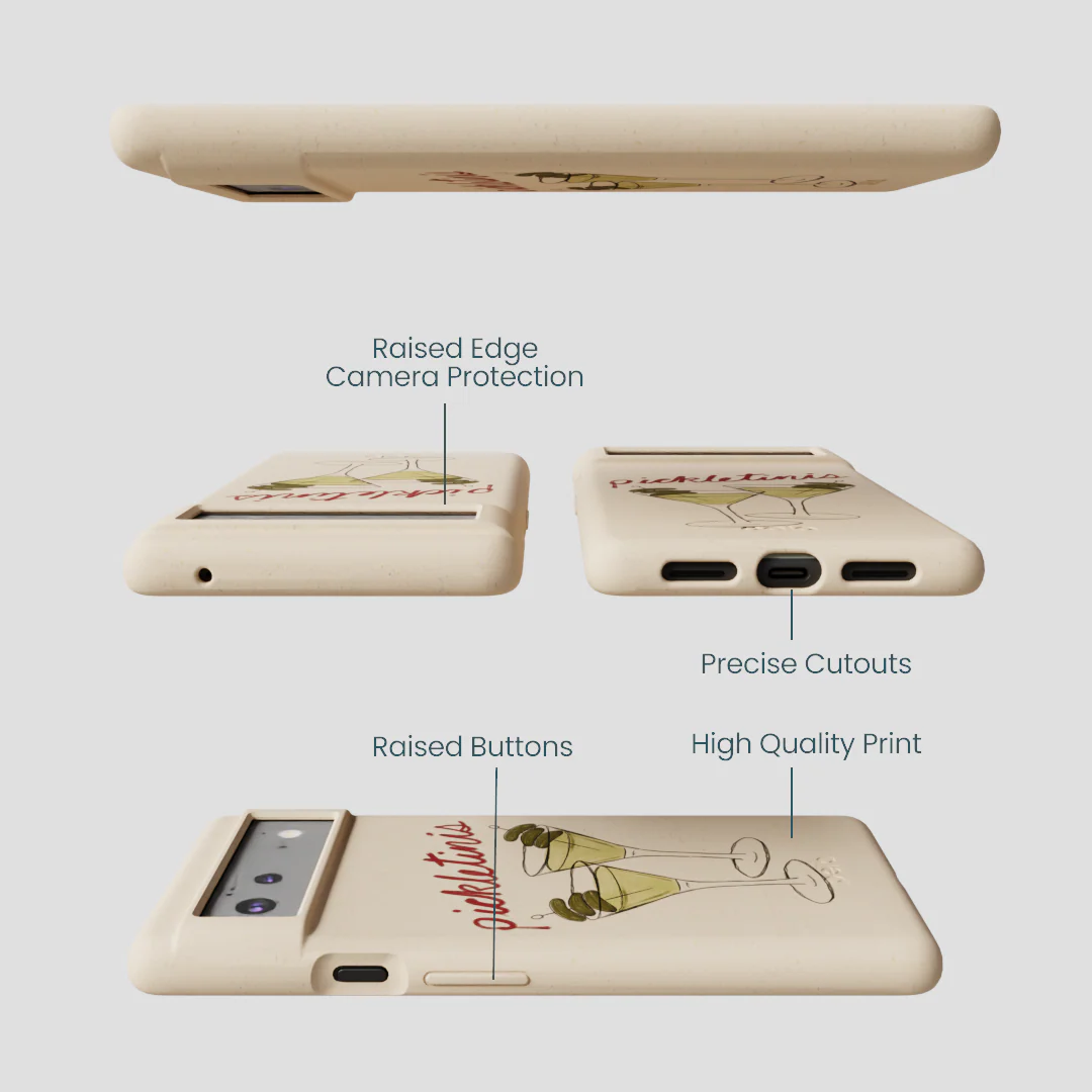 Seashell Pickletinis Google Pixel 6a Case - Image 3