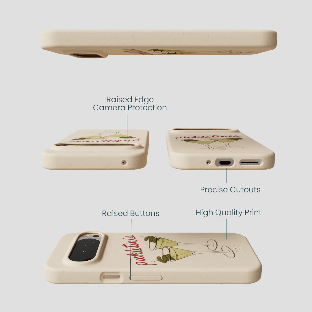 Seashell Pickletinis Google Pixel 9/9 Pro Case - Image 3