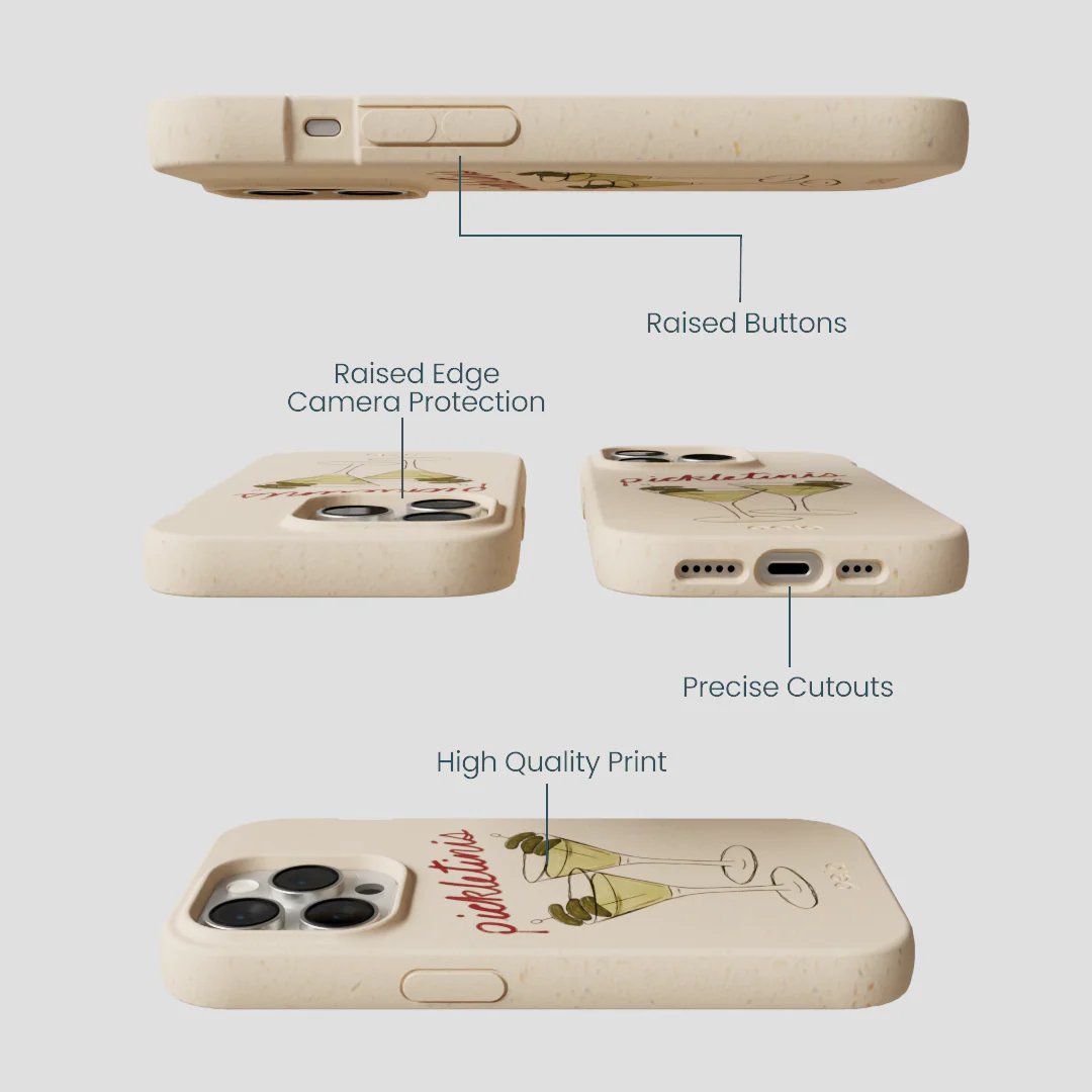 Seashell Pickletinis iPhone 14 Pro Case - Image 3