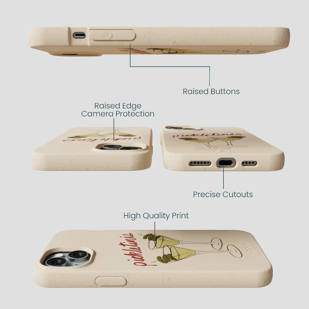 Seashell Pickletinis iPhone 15 Plus Case - Image 3