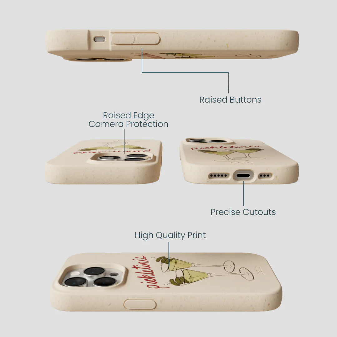 Seashell Pickletinis iPhone 15 Pro Case - Image 3
