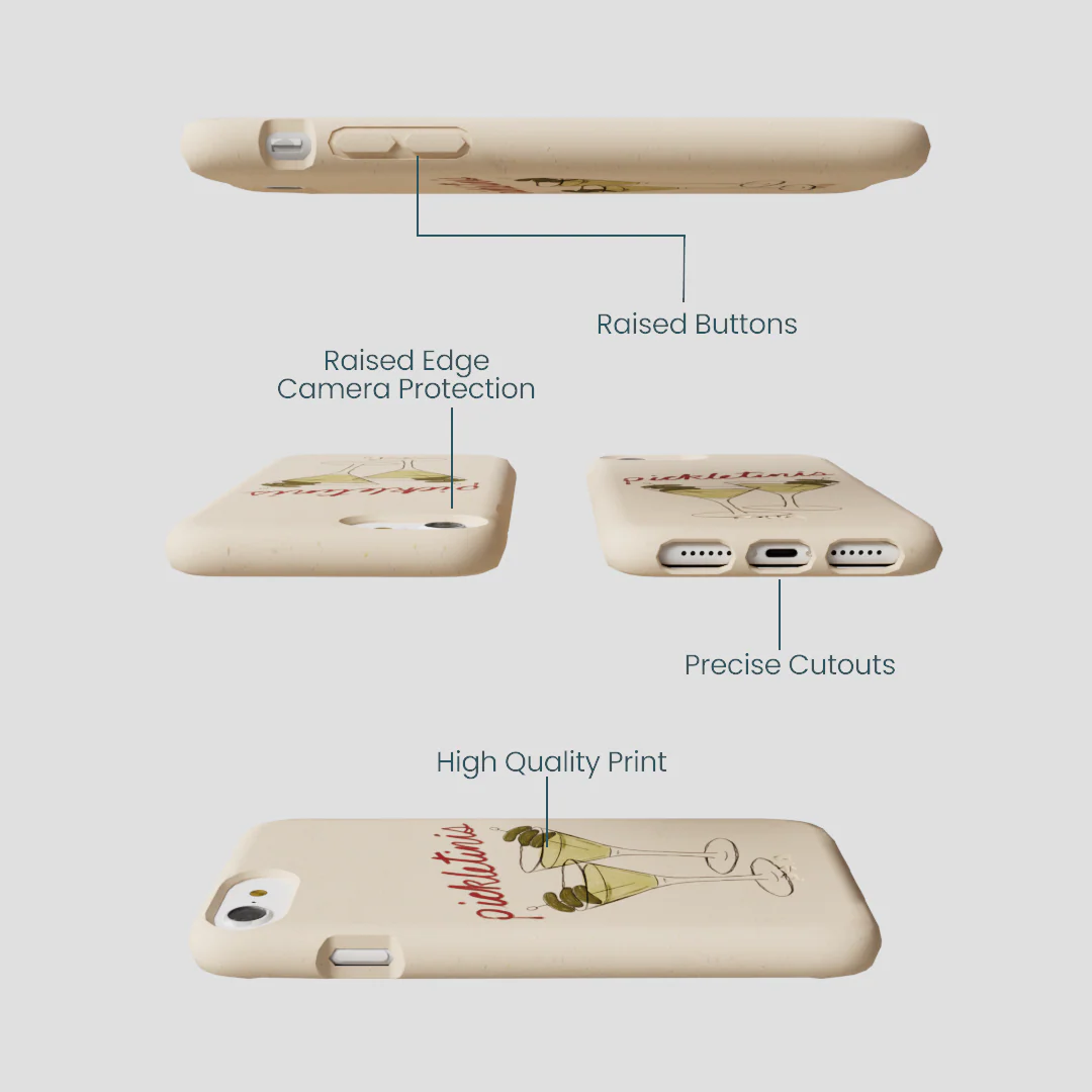 Seashell Pickletinis iPhone 6/6s/7/8/SE Case - Image 3