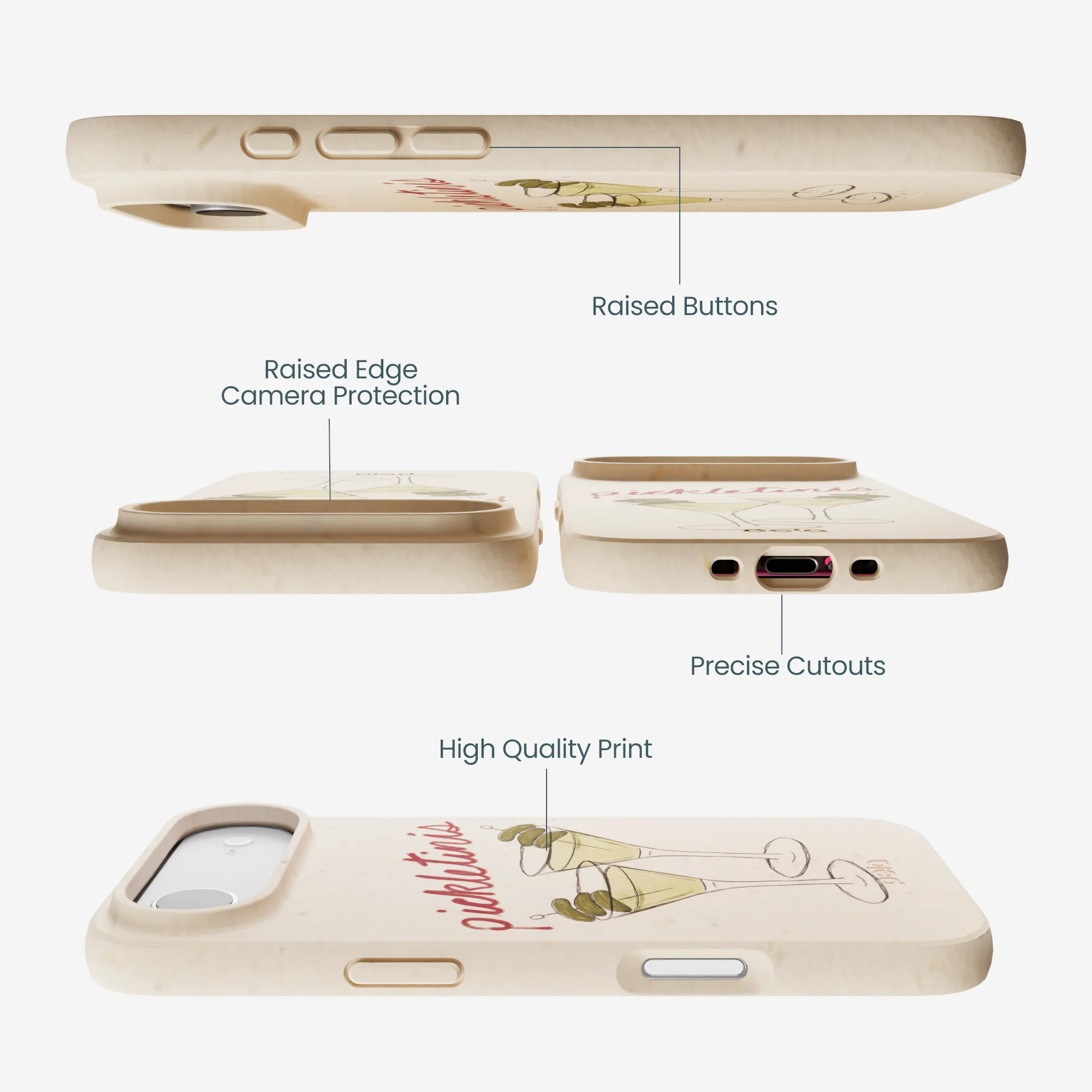 Seashell Pickletinis iPhone Air Case - Image 3