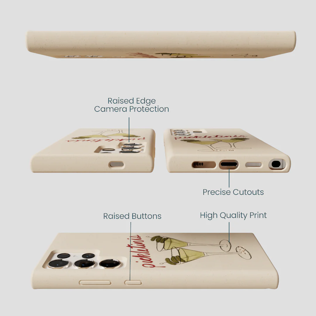 Seashell Pickletinis Samsung Galaxy S24 Ultra Case - Image 3