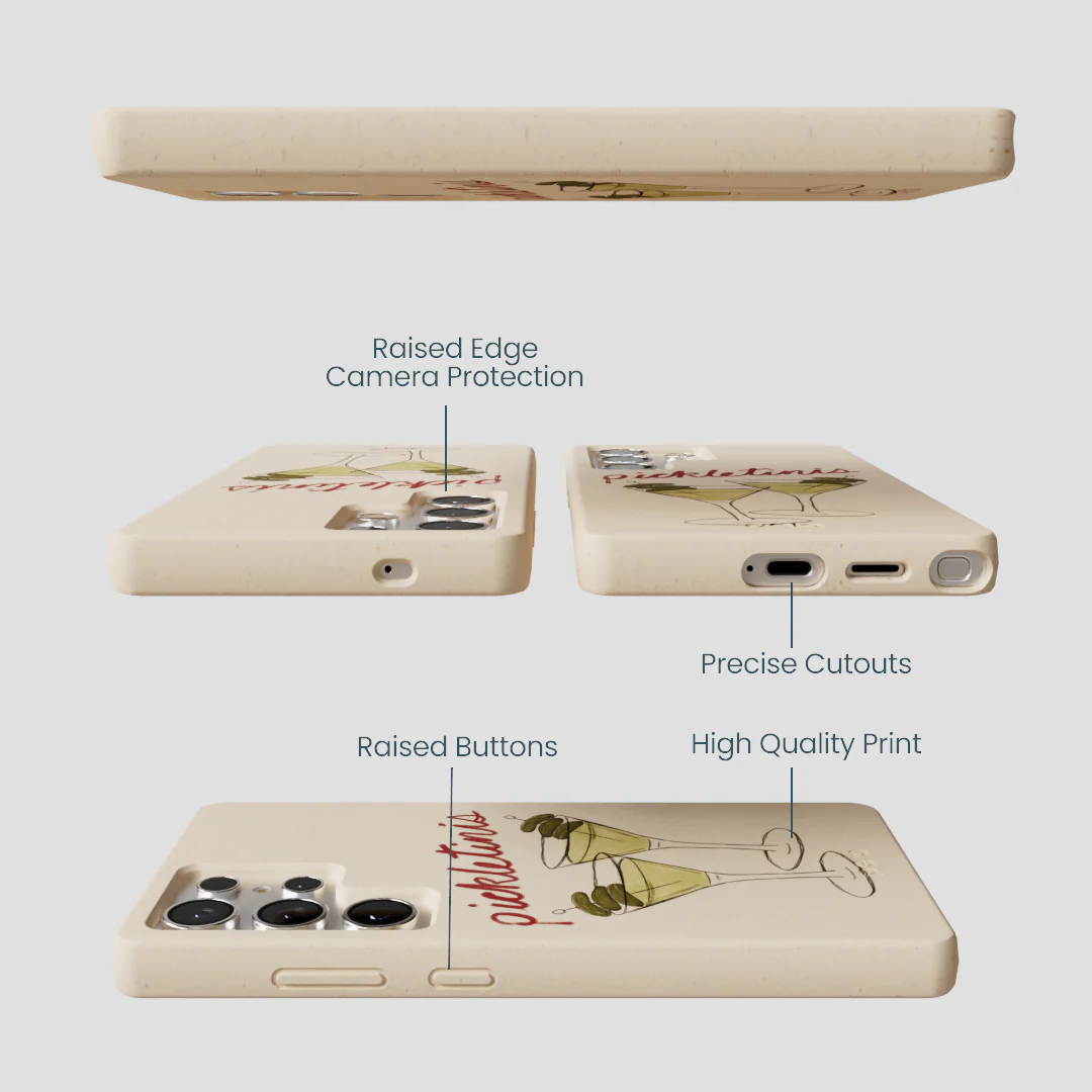 Seashell Pickletinis Samsung Galaxy S25 Ultra Case - Image 3