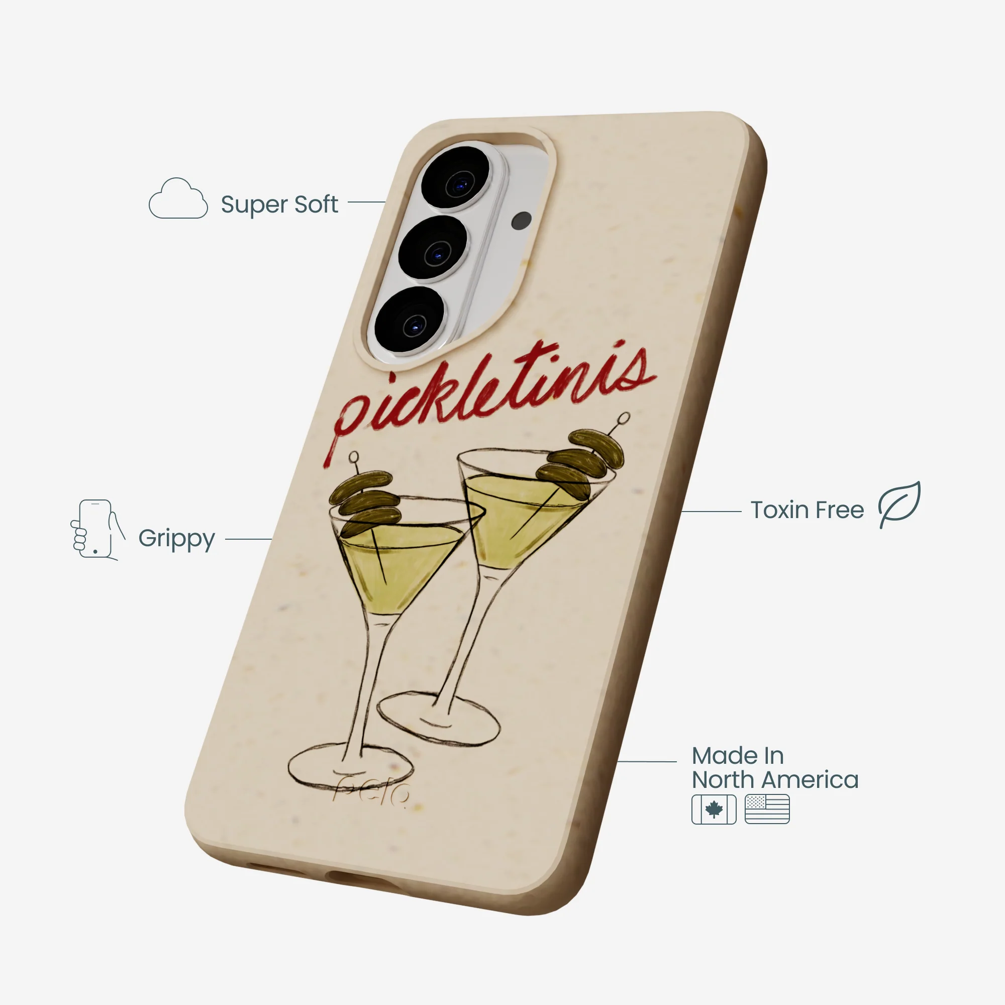 Seashell Pickletinis Samsung Galaxy S26 Case - Image 4