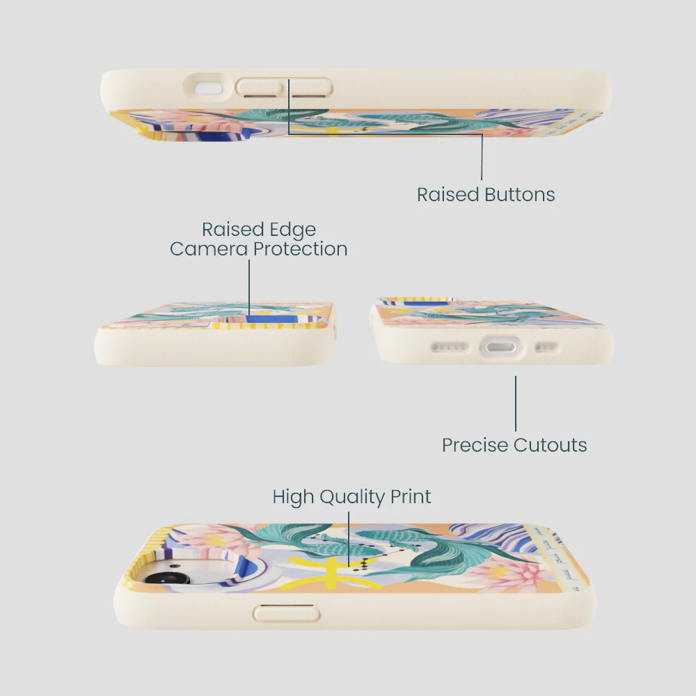 Seashell Pisces Fish iPhone 16e/17e Case - Image 3