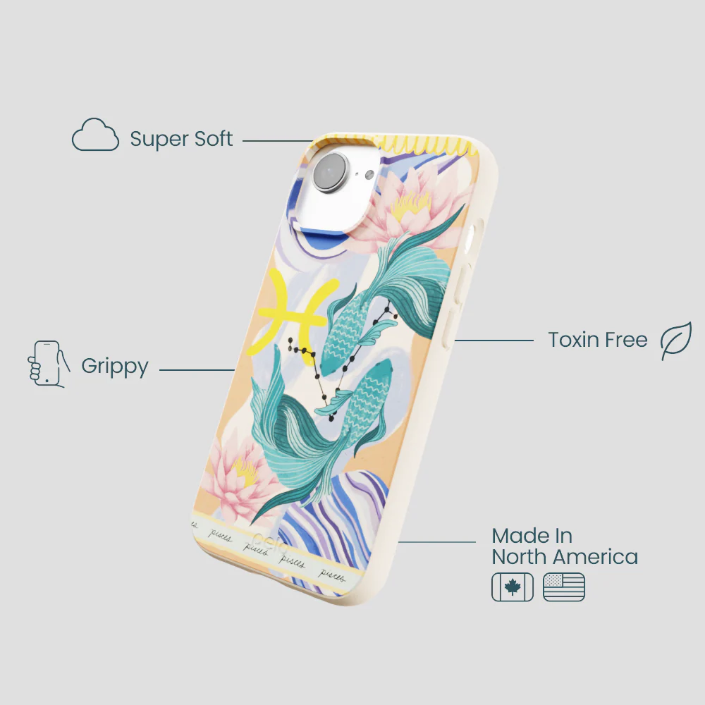 Seashell Pisces Fish iPhone 16e/17e Case - Image 4