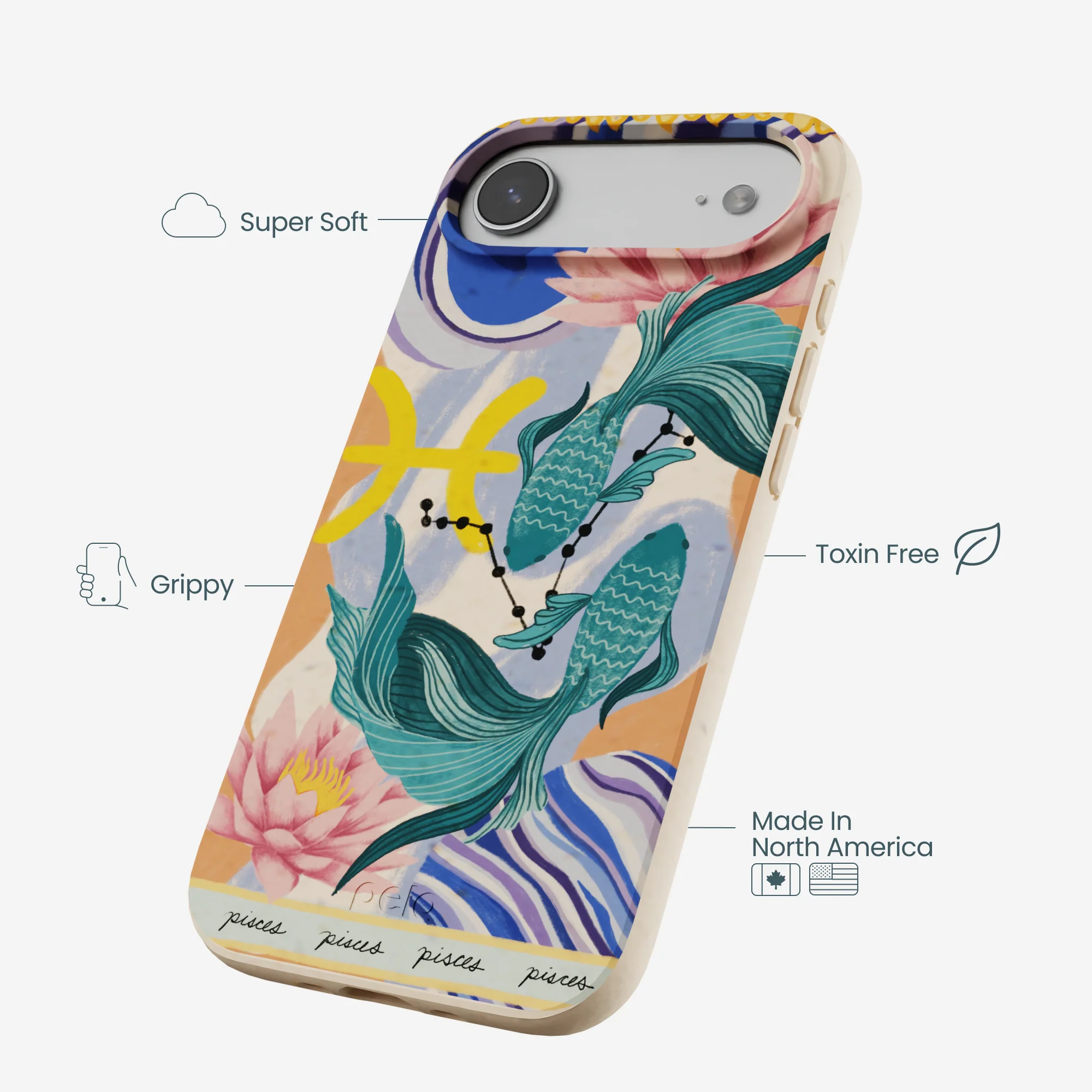 Seashell Pisces Fish iPhone Air Case - Image 3