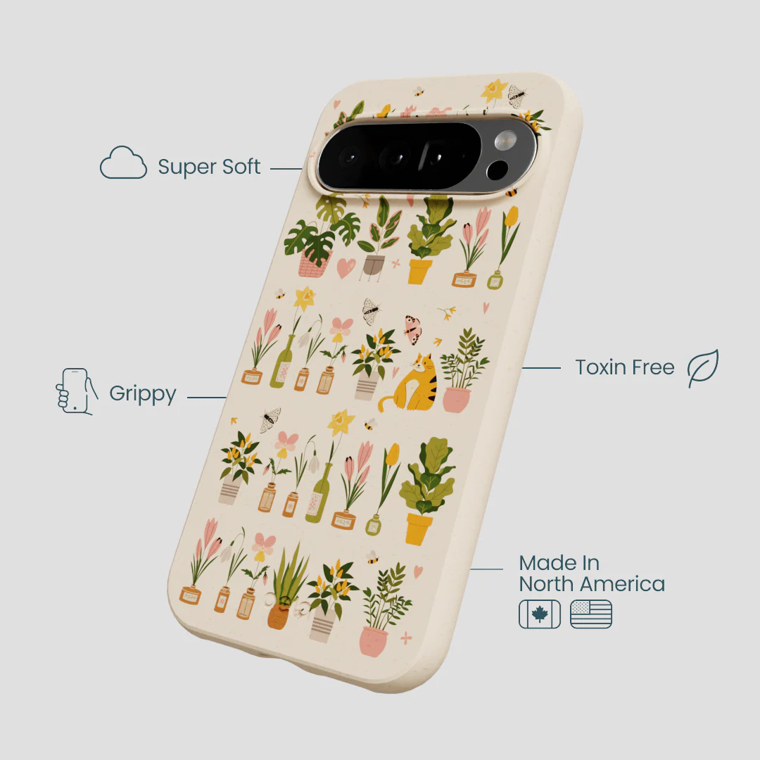 Seashell Plants and Blooms Google Pixel 10 Pro XL Case - Image 3