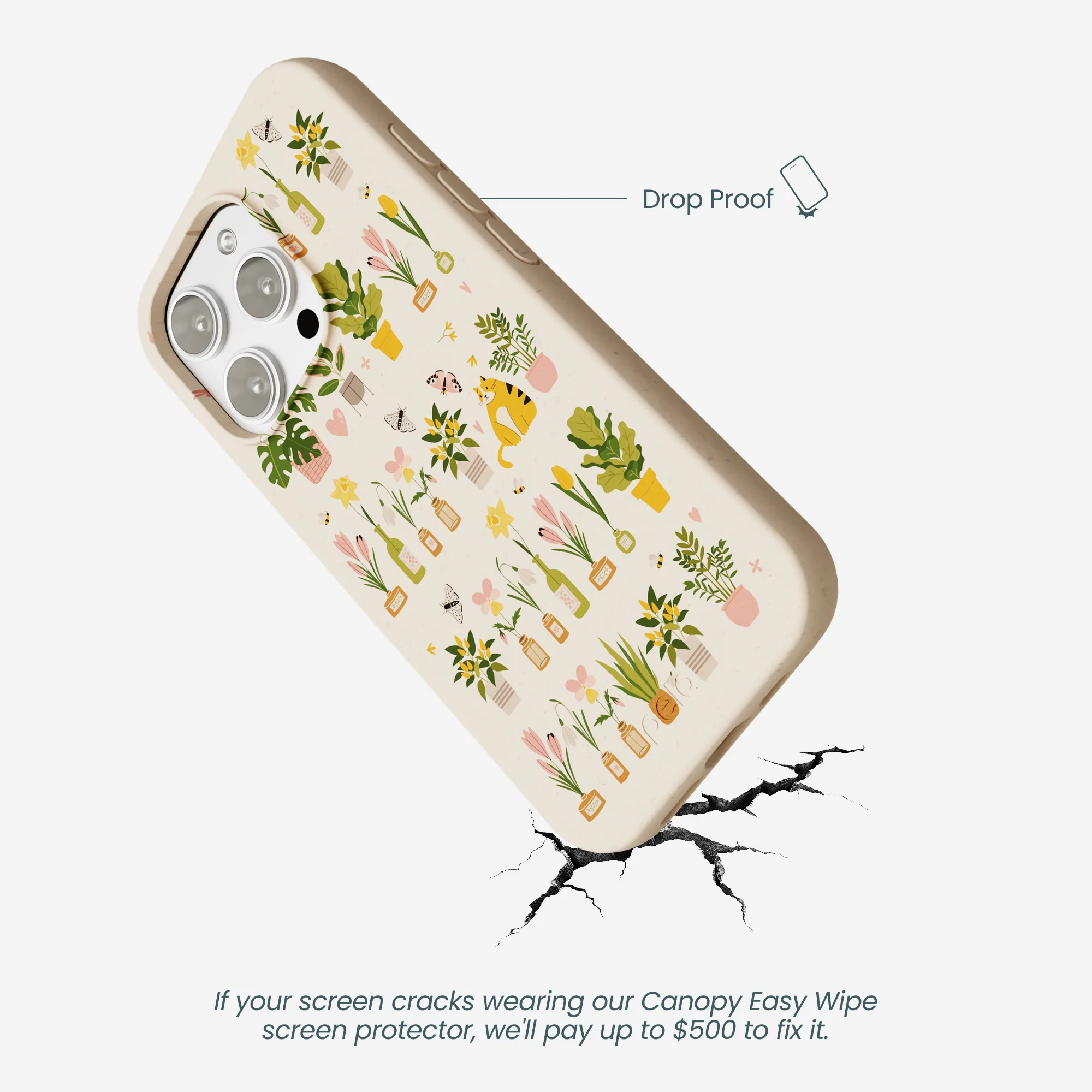 Seashell Plants and Blooms iPhone 16 Pro Max Case - Image 5