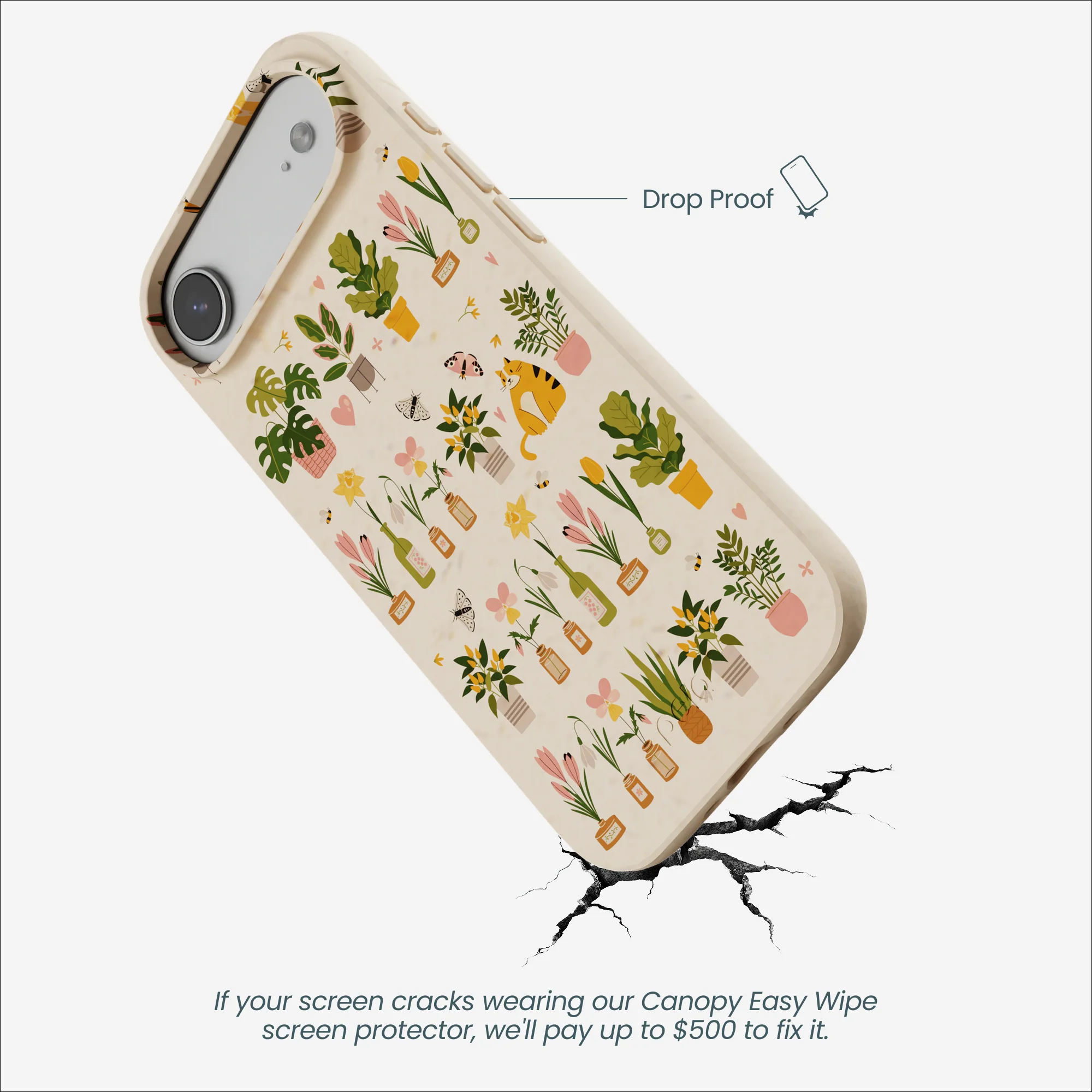 Seashell Plants and Blooms iPhone Air Case - Image 4