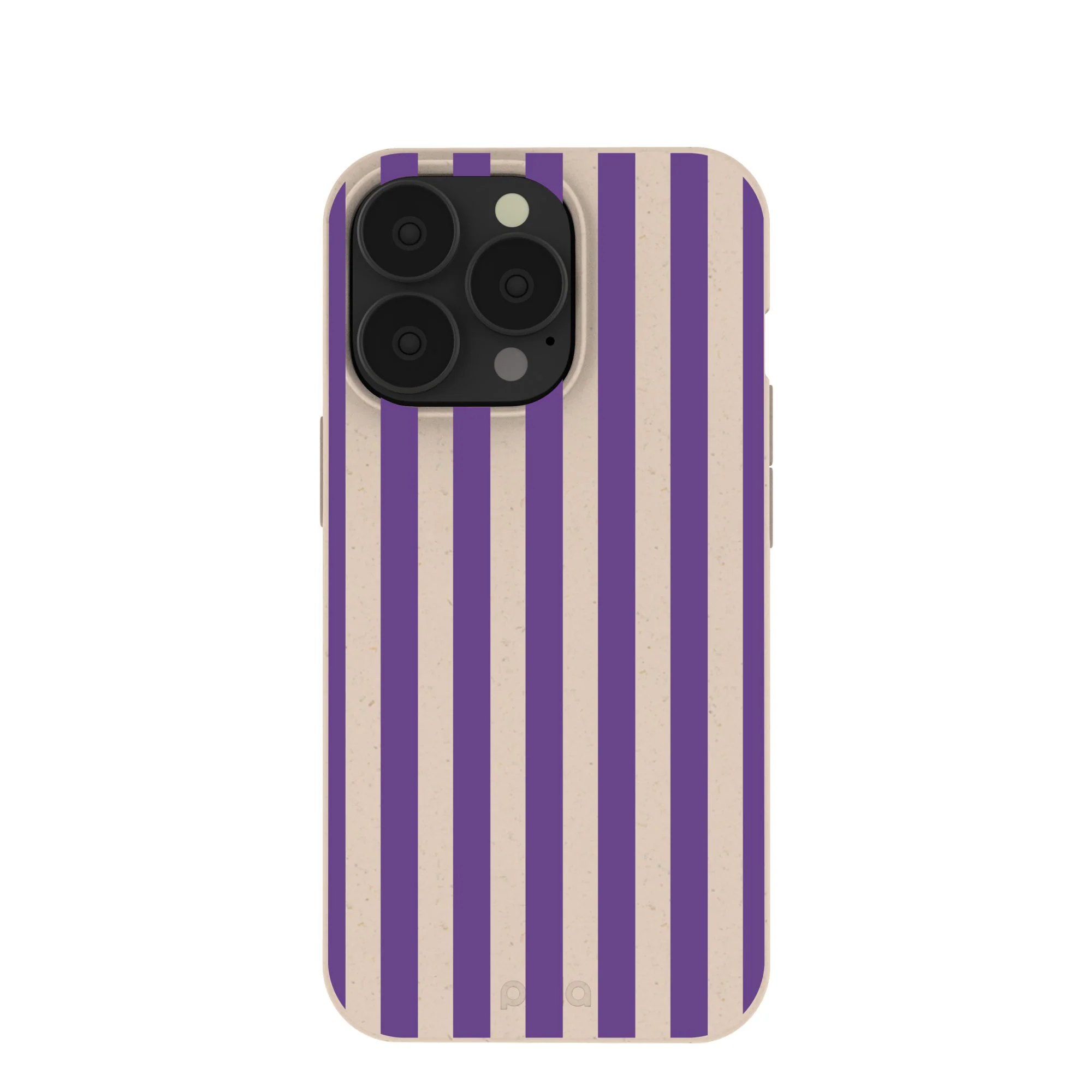Seashell Plum Stripes iPhone 13 Pro Case