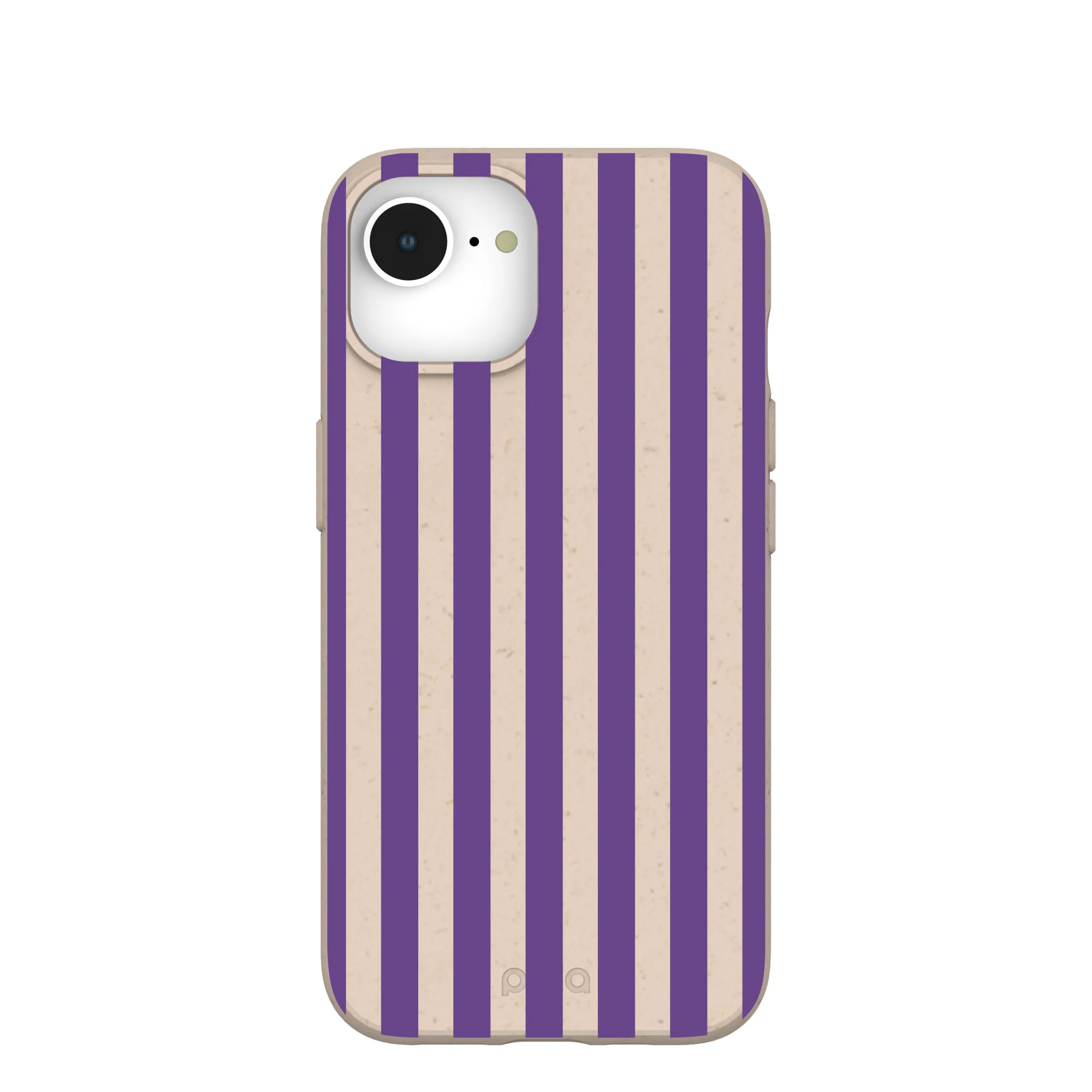 Seashell Plum Stripes iPhone 16e/17e Case