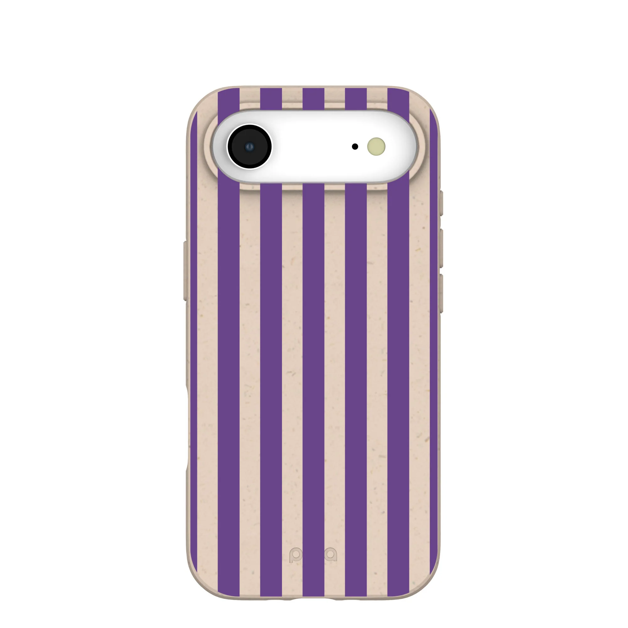 Seashell Plum Stripes iPhone Air Case