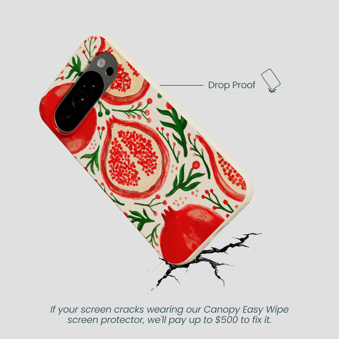 Seashell Pomegranate Cheer Google Pixel 10/10 Pro Case - Image 5