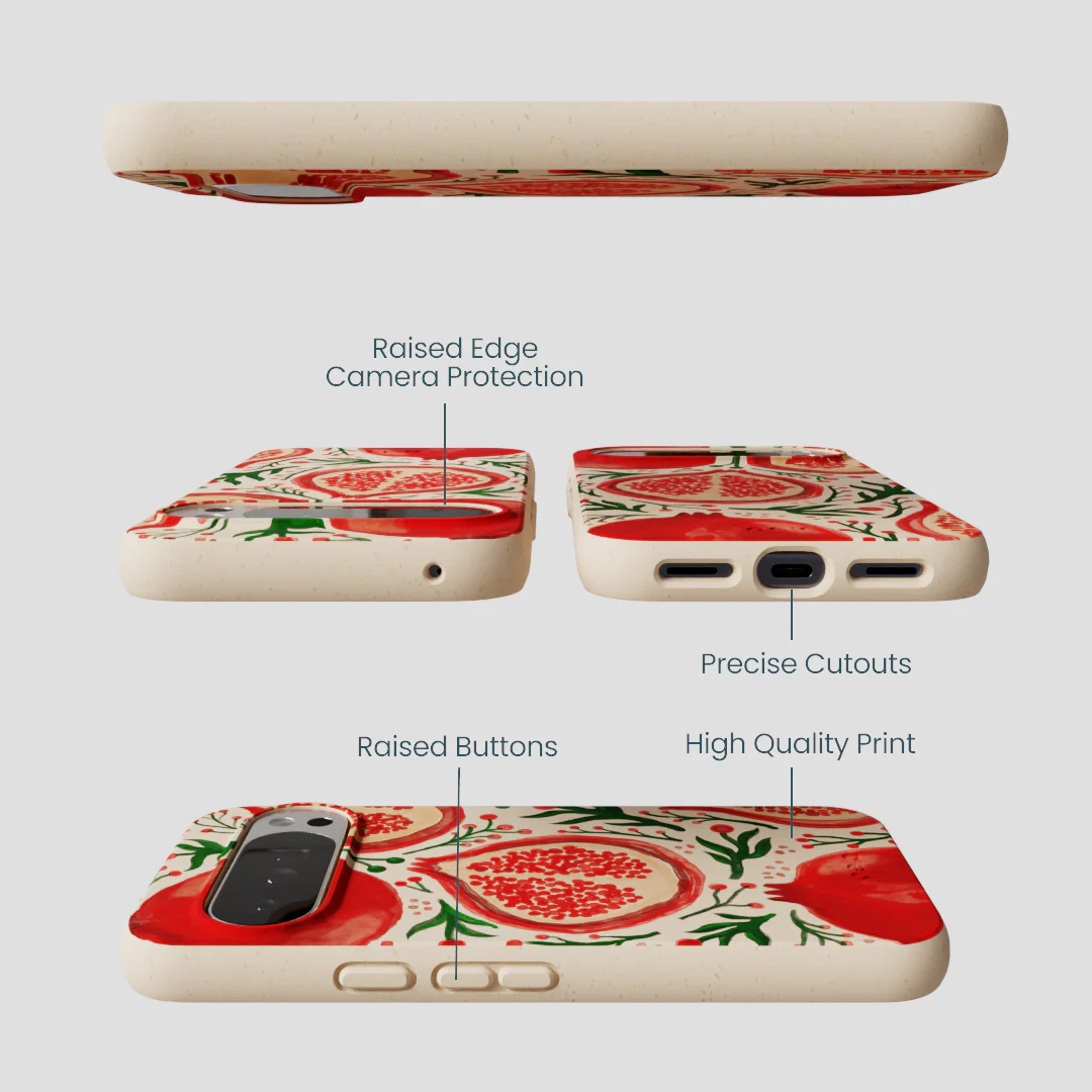 Seashell Pomegranate Cheer Google Pixel 10 Pro XL Case - Image 3