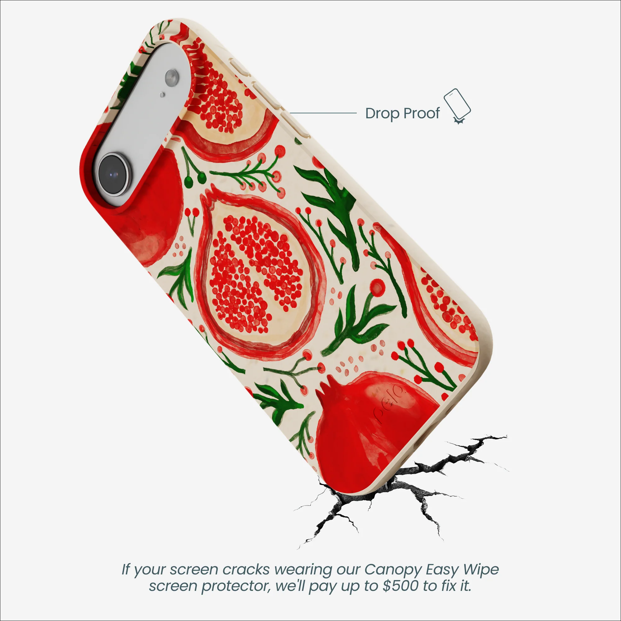Seashell Pomegranate Cheer iPhone Air Case - Image 5