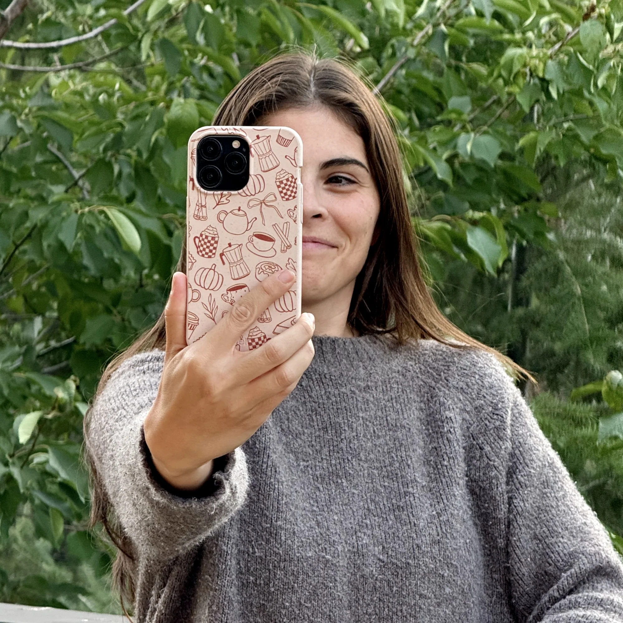 Seashell Pumpkin Spice Google Pixel 9a Case - Image 6